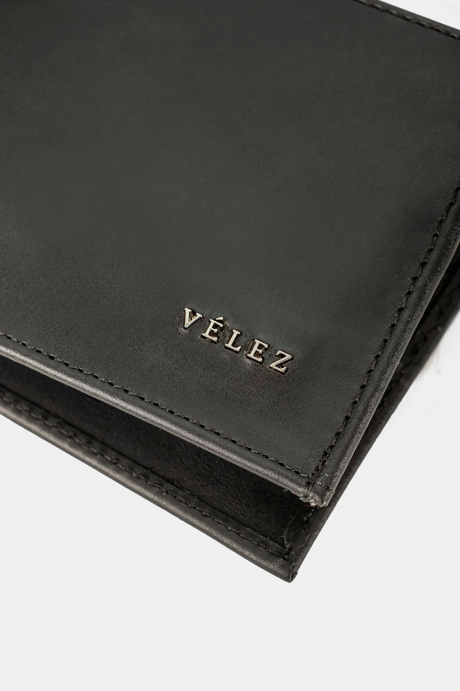 Men’s Vikintea Double Wallet in Black Leather - Image 6