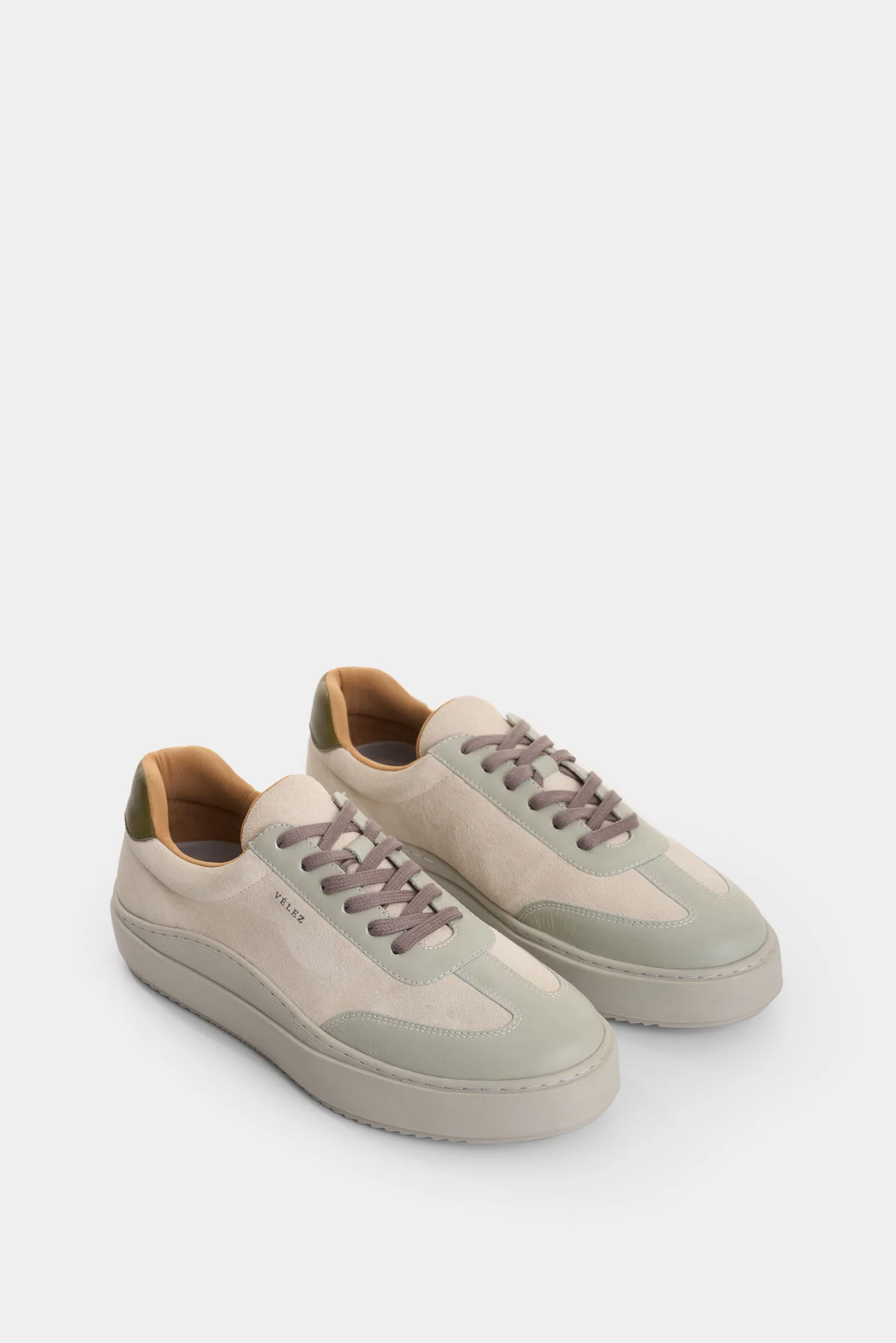 Men's Clima Leather Sneakers with a Scribble Effect - Image 2