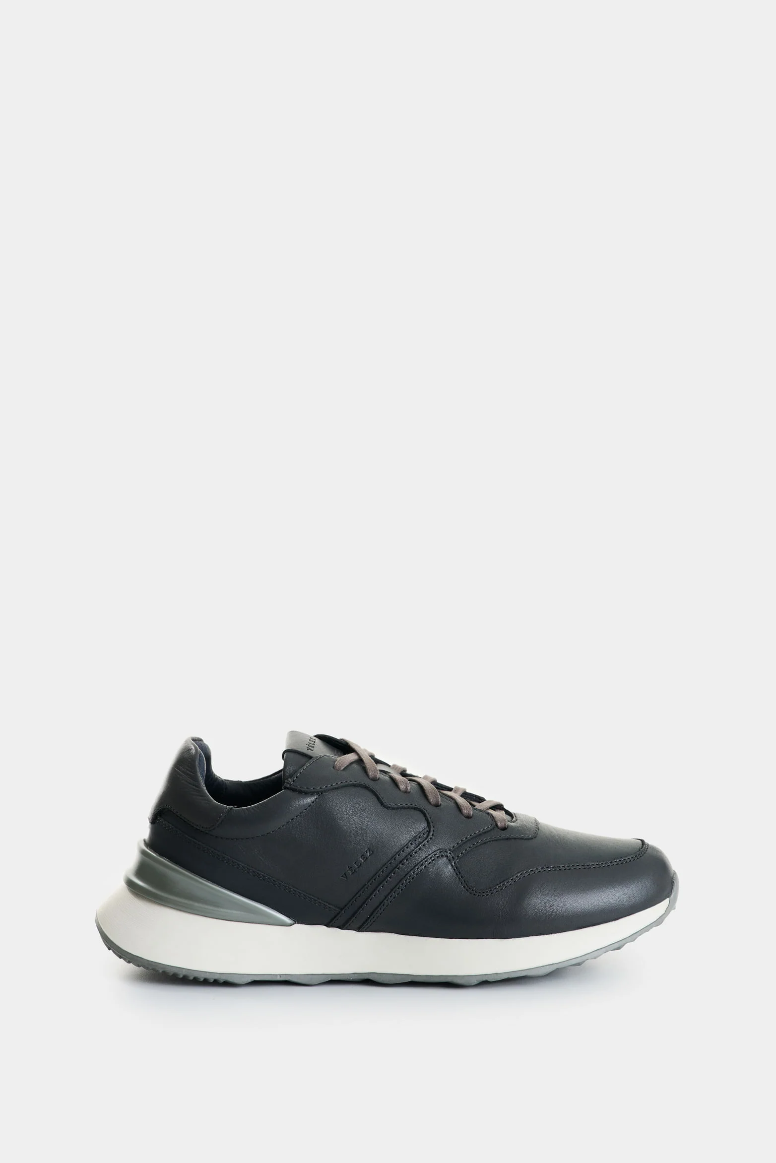 Men's Cooper 3 Leather Sneakers with Contrast Spoiler