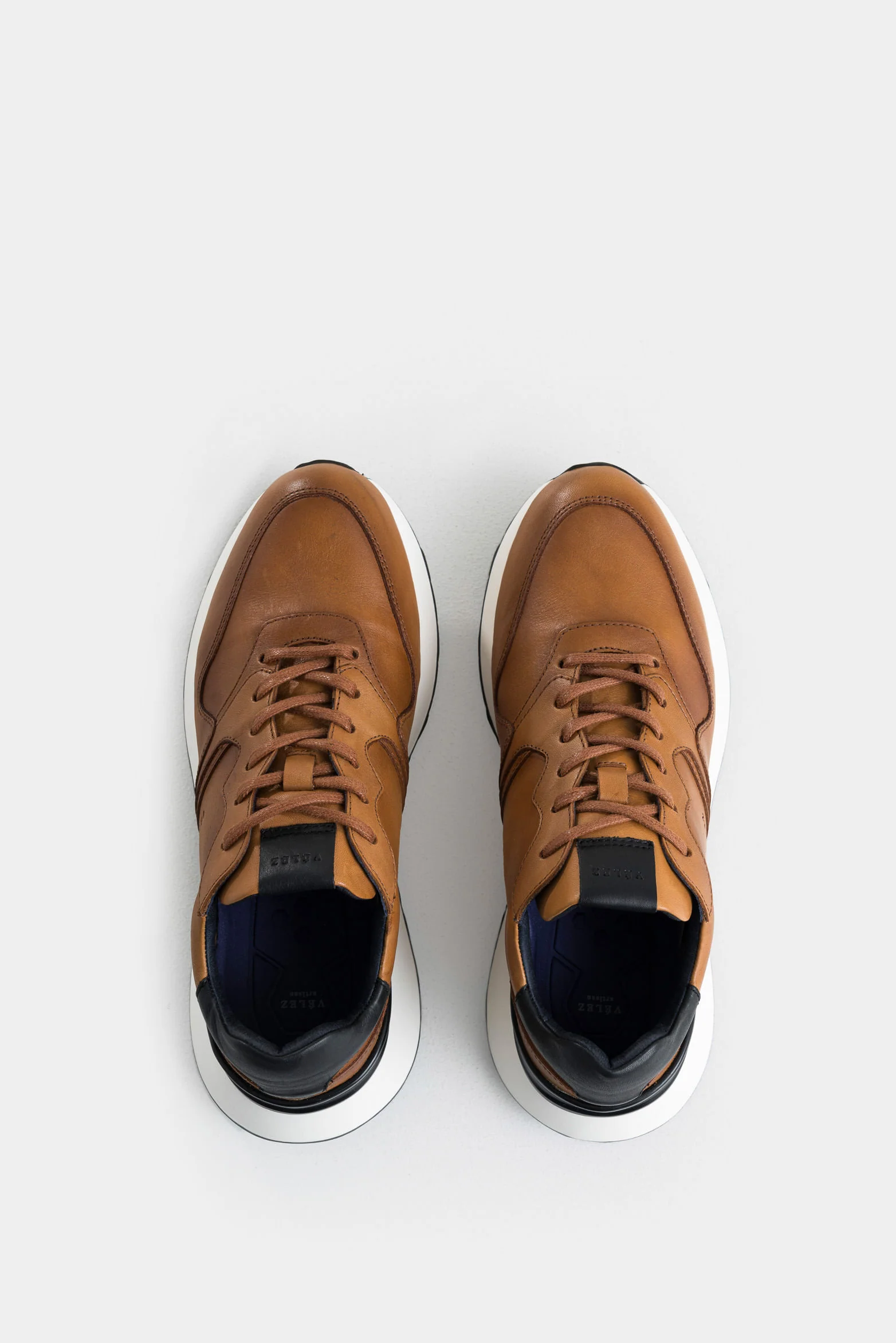 Men's Cooper 3 Leather Sneakers with Contrast Spoiler - Image 4