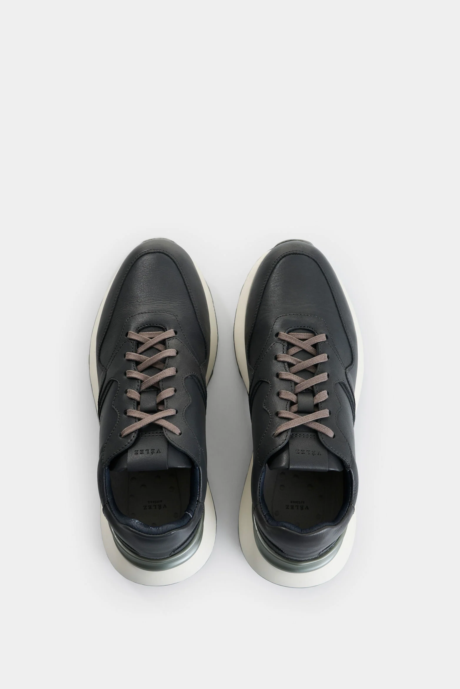Men's Cooper 3 Leather Sneakers with Contrast Spoiler - Image 4