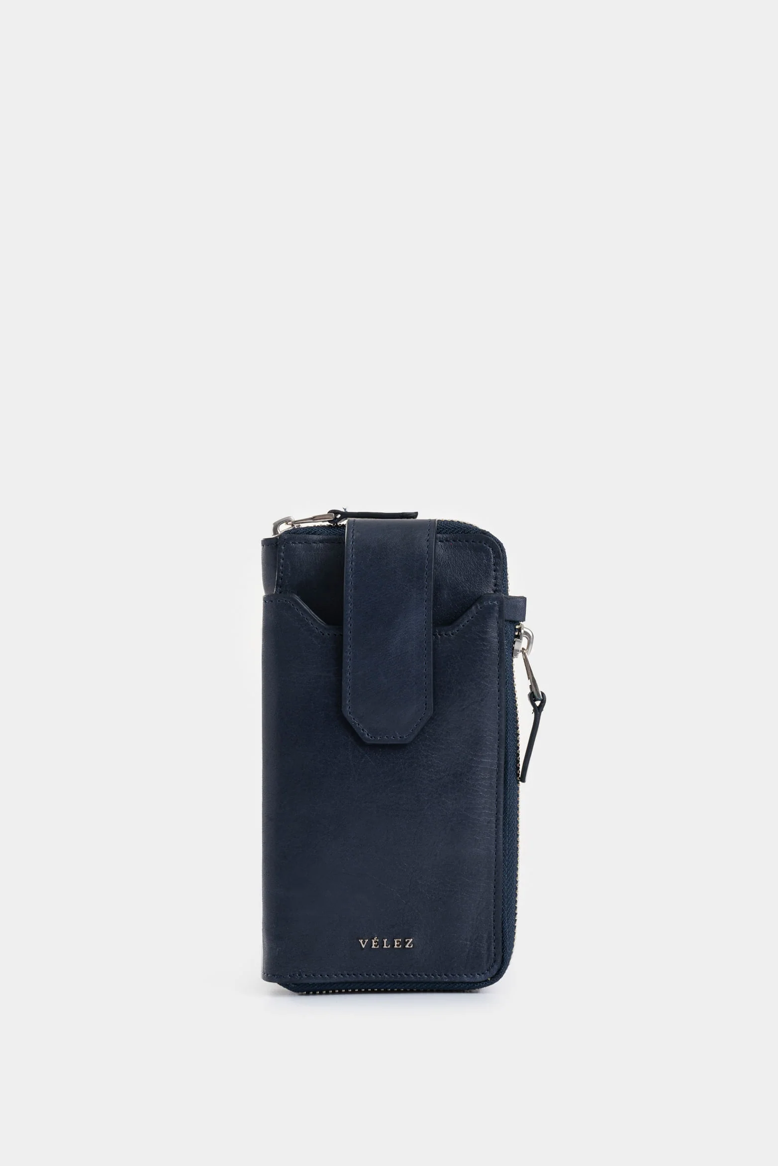 Men's Leather Wallet with Cell Phone Pocket
