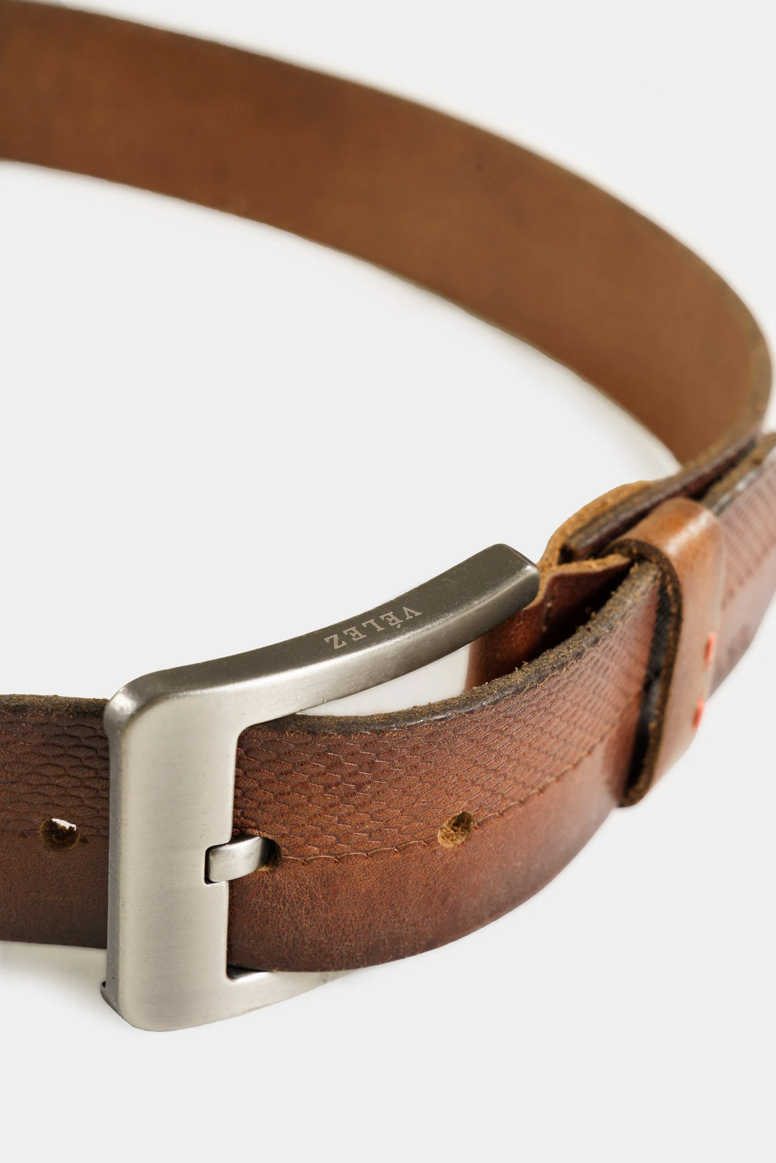Men's Match Leather Belt - Image 4