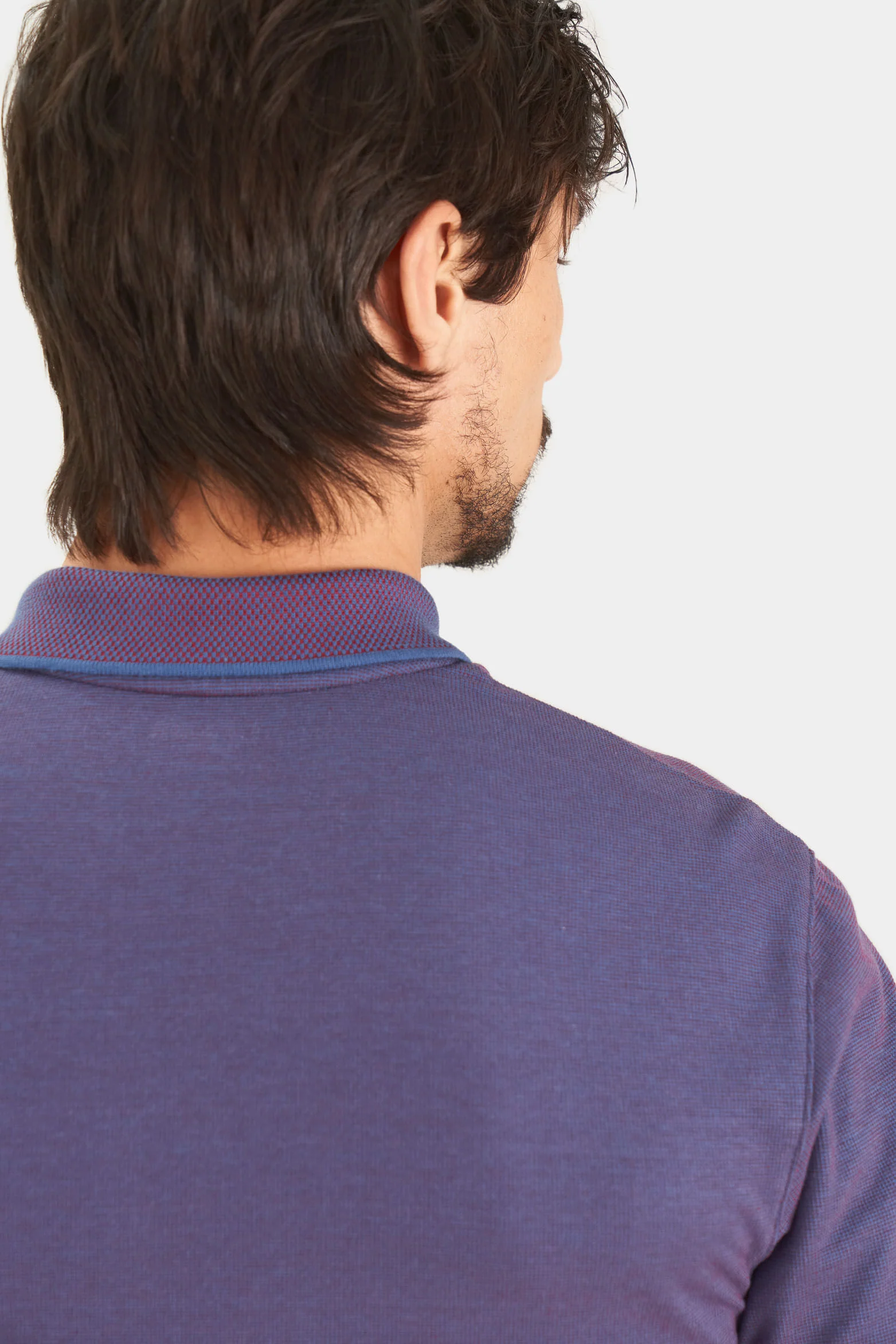 Men's semifitted cotton piqué polo shirt - Image 4