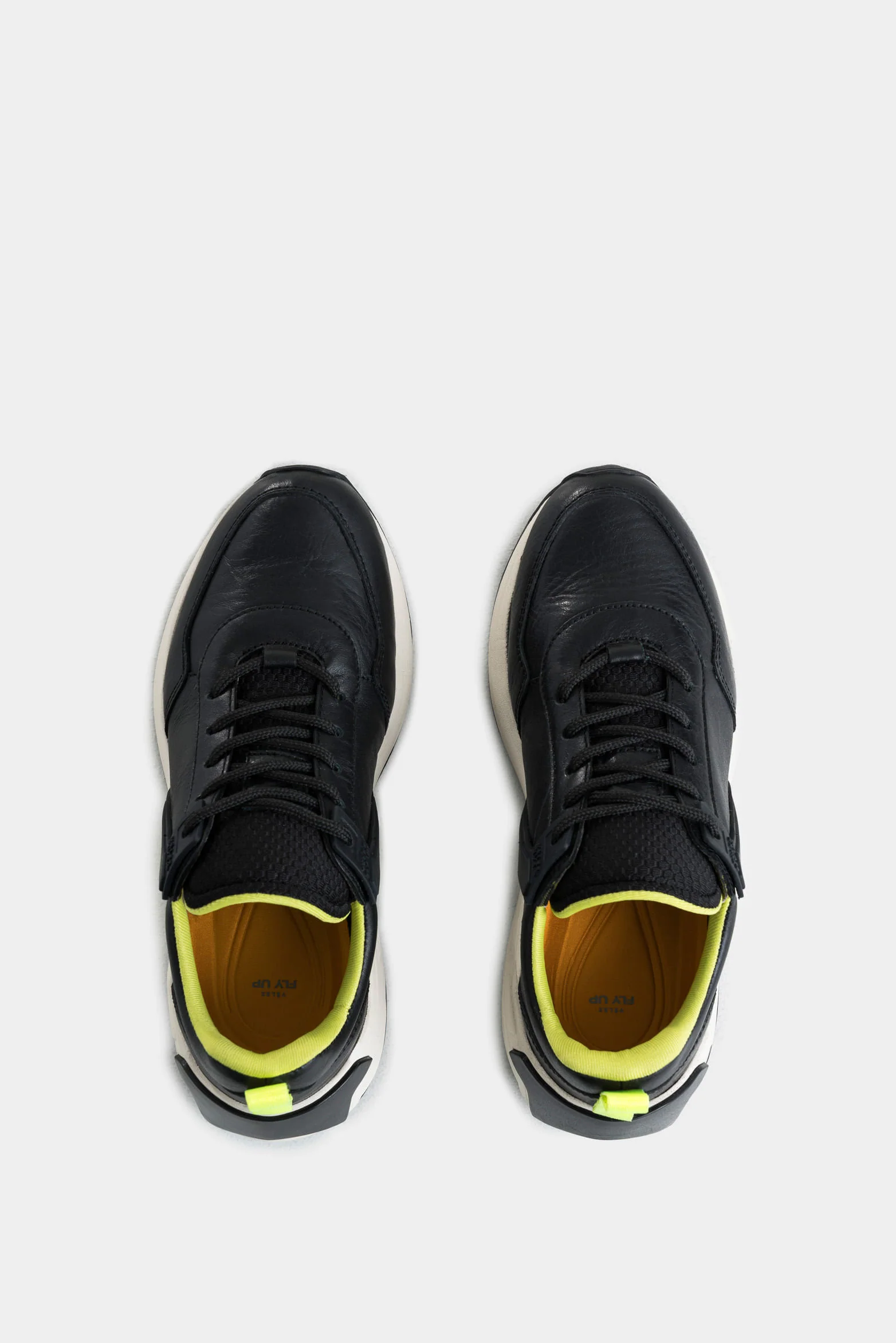 Mentha Leather and Textile Sneakers for Women with Contrast Colors - Image 3