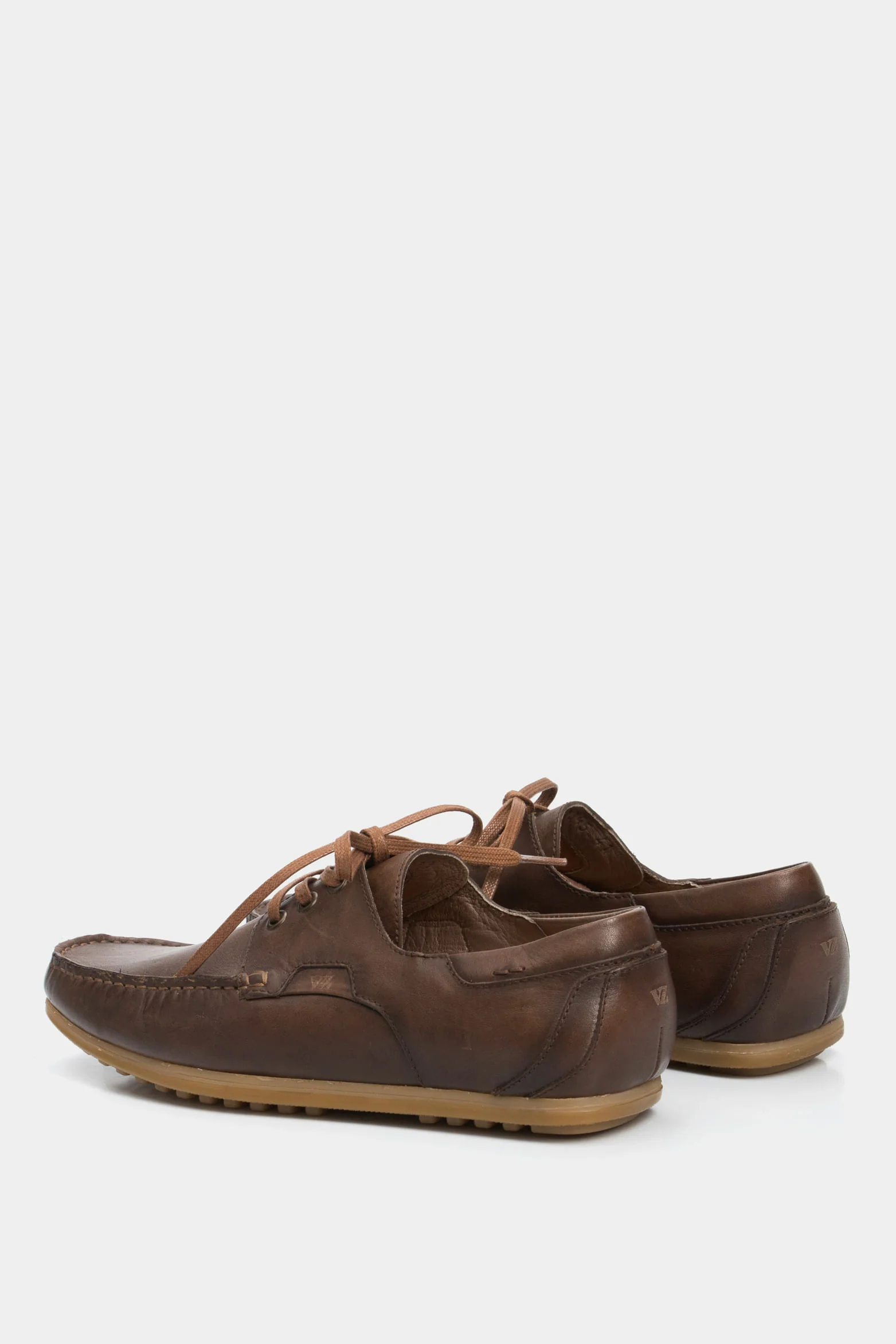 Mesta Boat Shoes in Honey-Colored Nautical Leather - Image 3