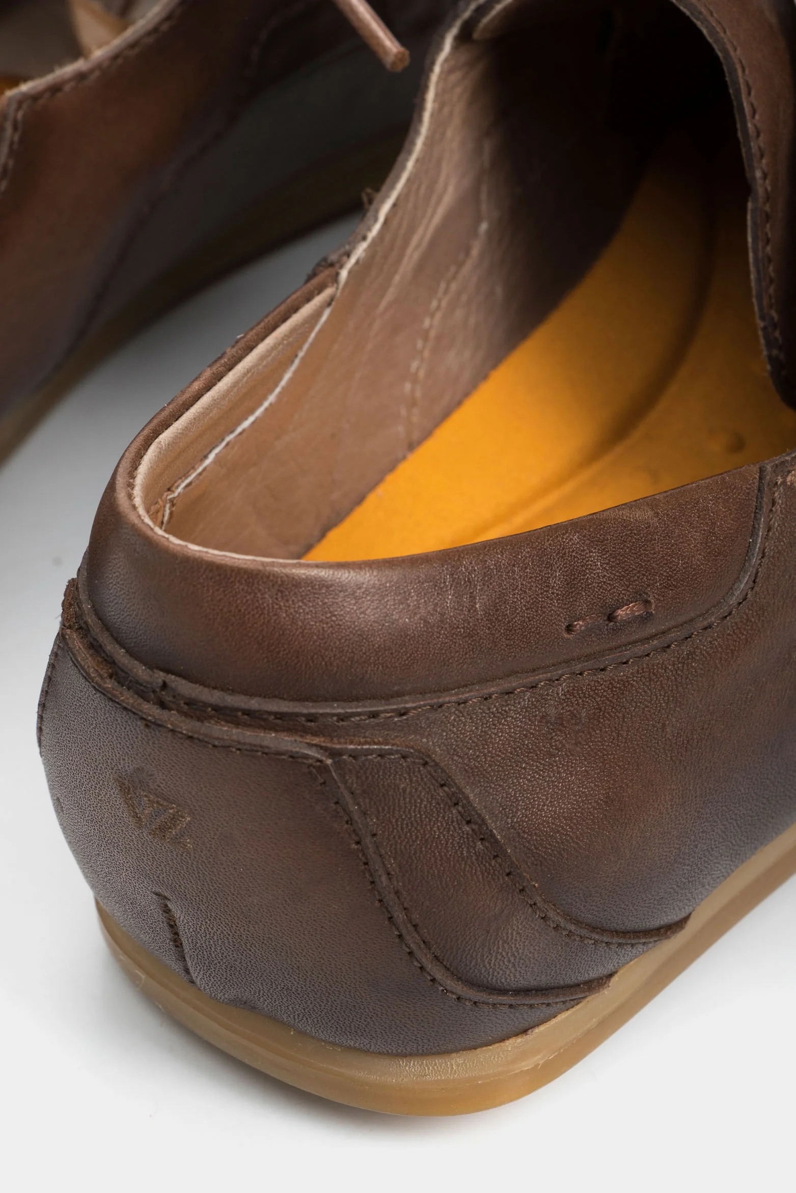 Mesta Boat Shoes in Honey-Colored Nautical Leather - Image 5