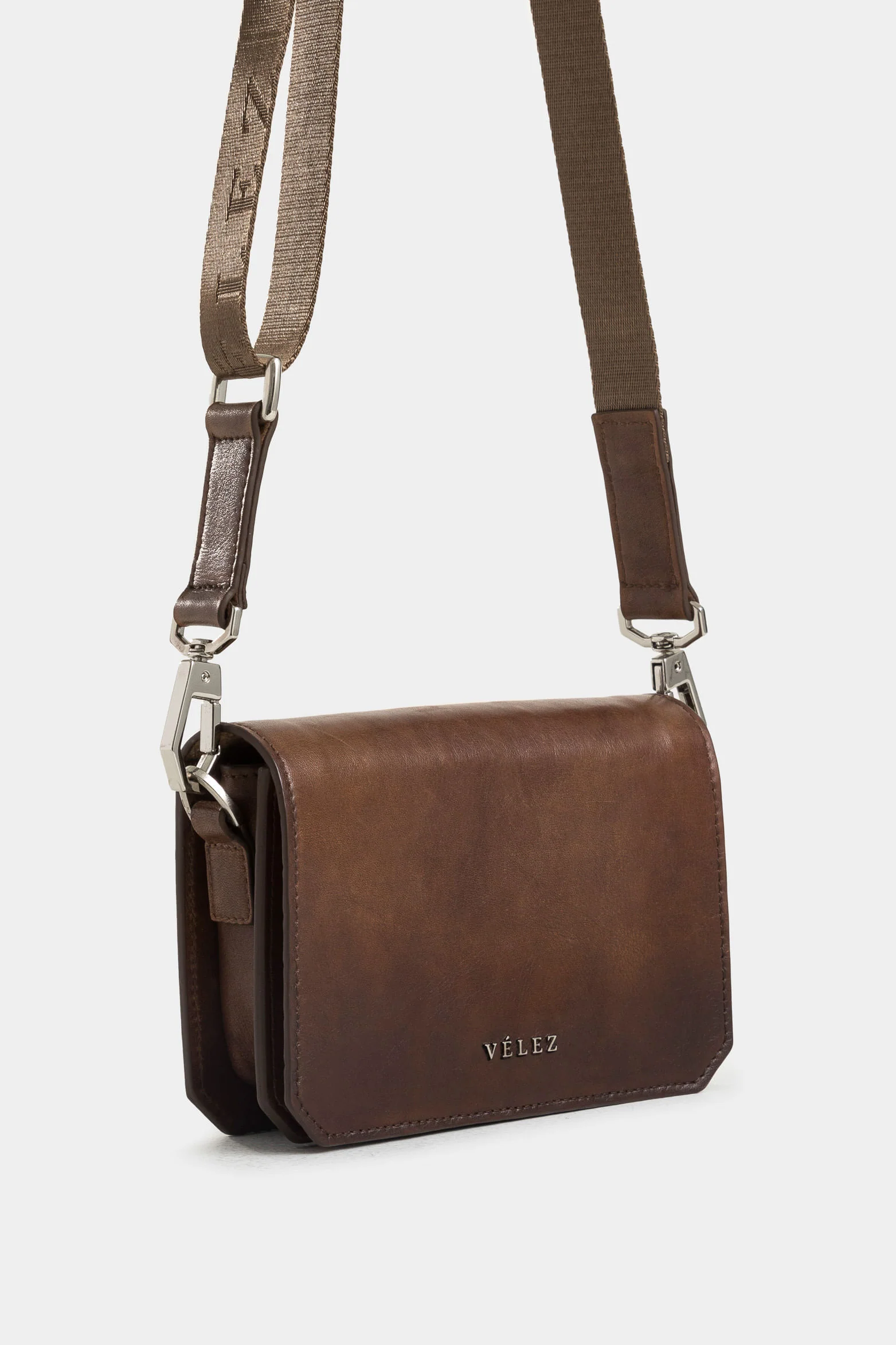 Mini Garniel Leather Sling Bag for Men, Esparto Finished - Image 2
