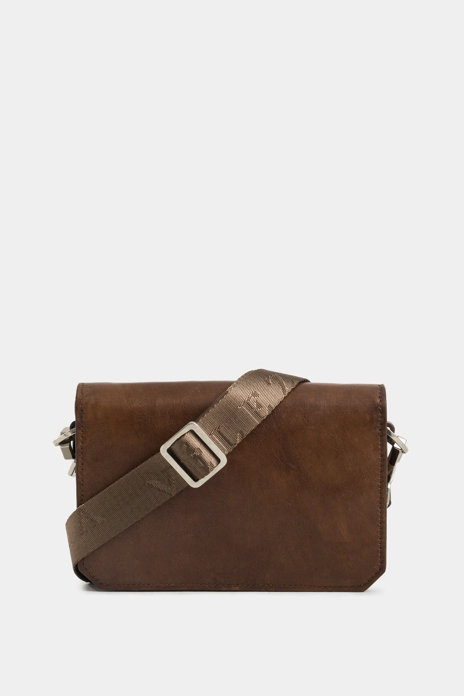 Mini Garniel Leather Sling Bag for Men, Esparto Finished - Image 3