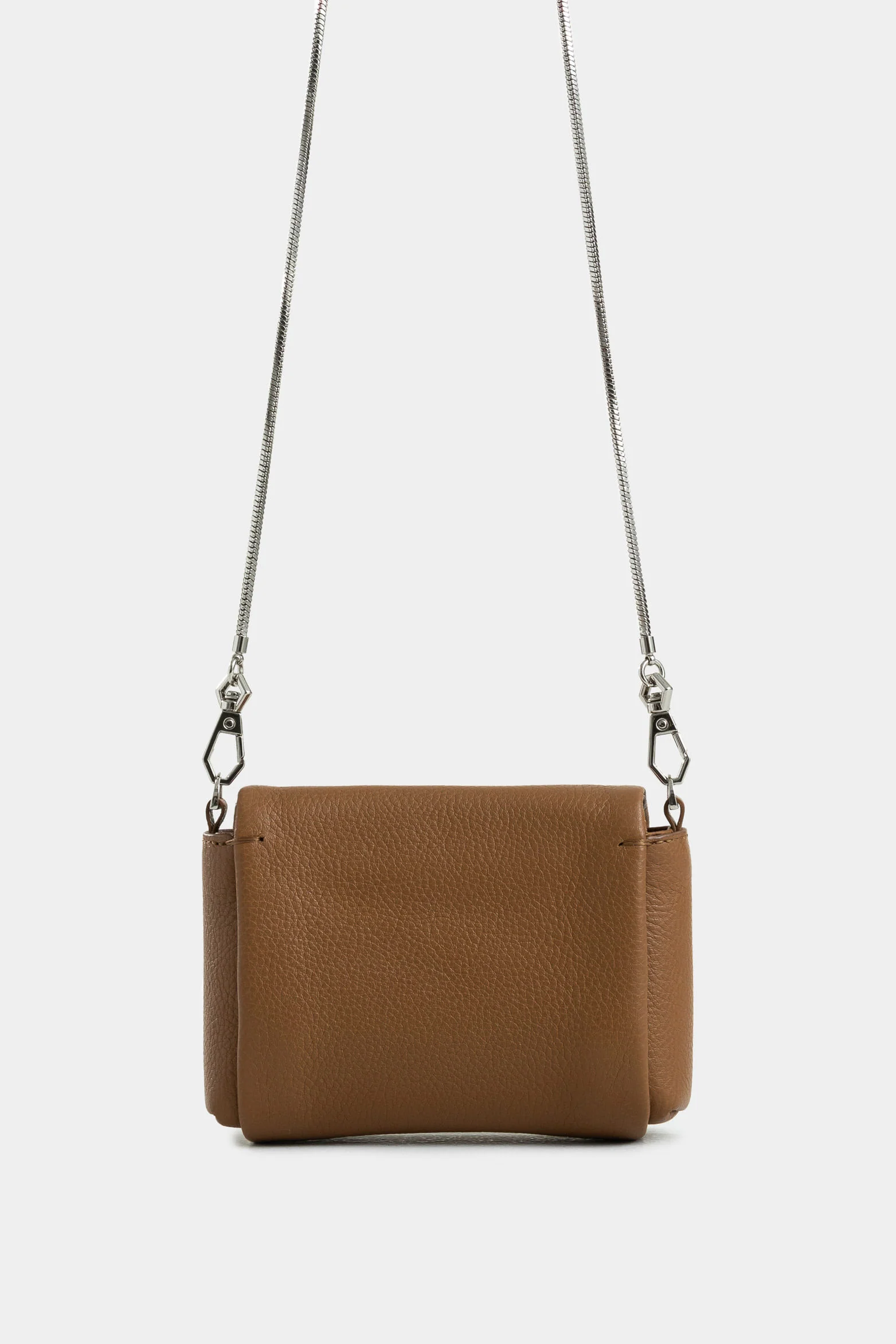 Mini Leather Card Holder for Women with Removable Chain - Image 3