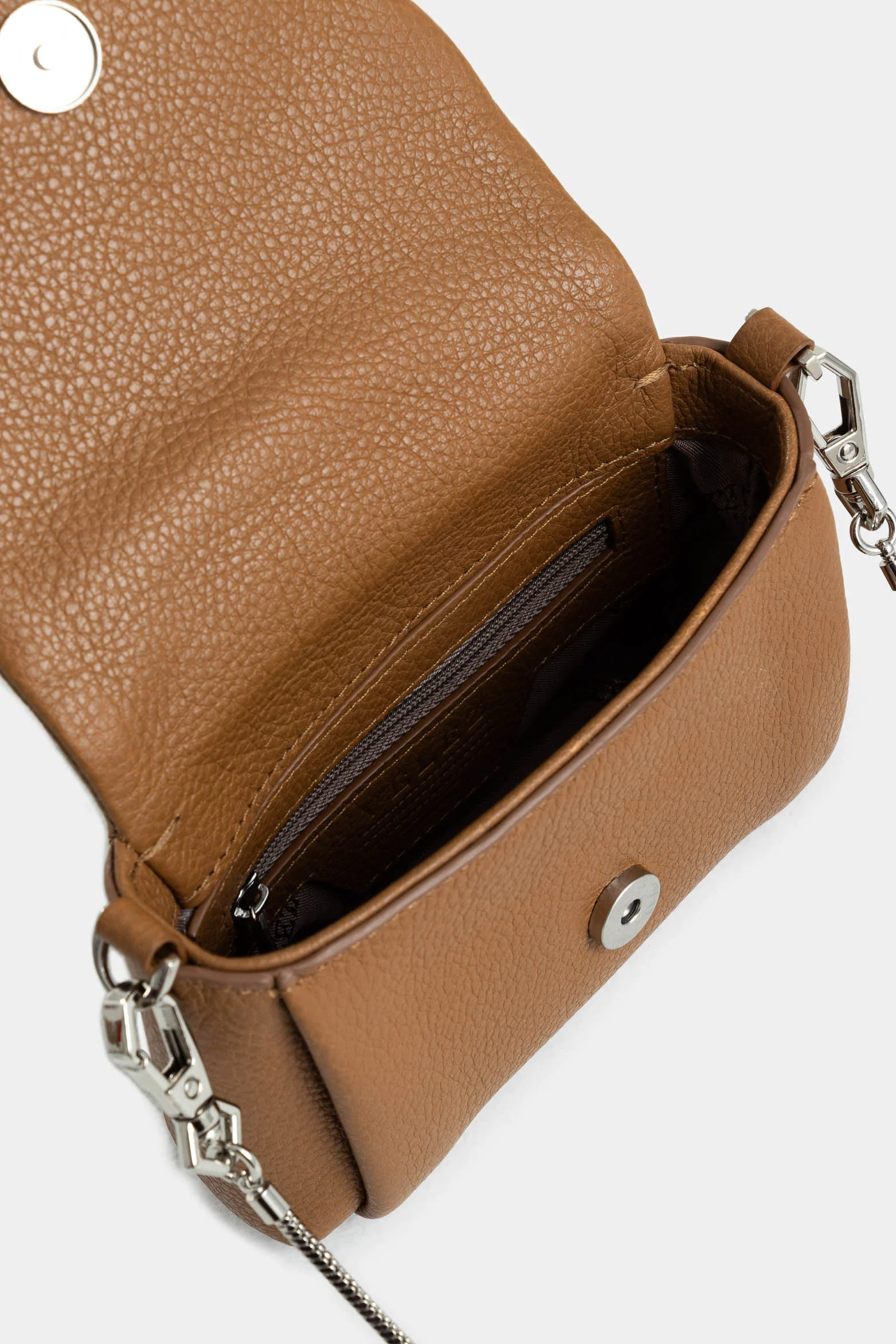 Mini Leather Card Holder for Women with Removable Chain - Image 5