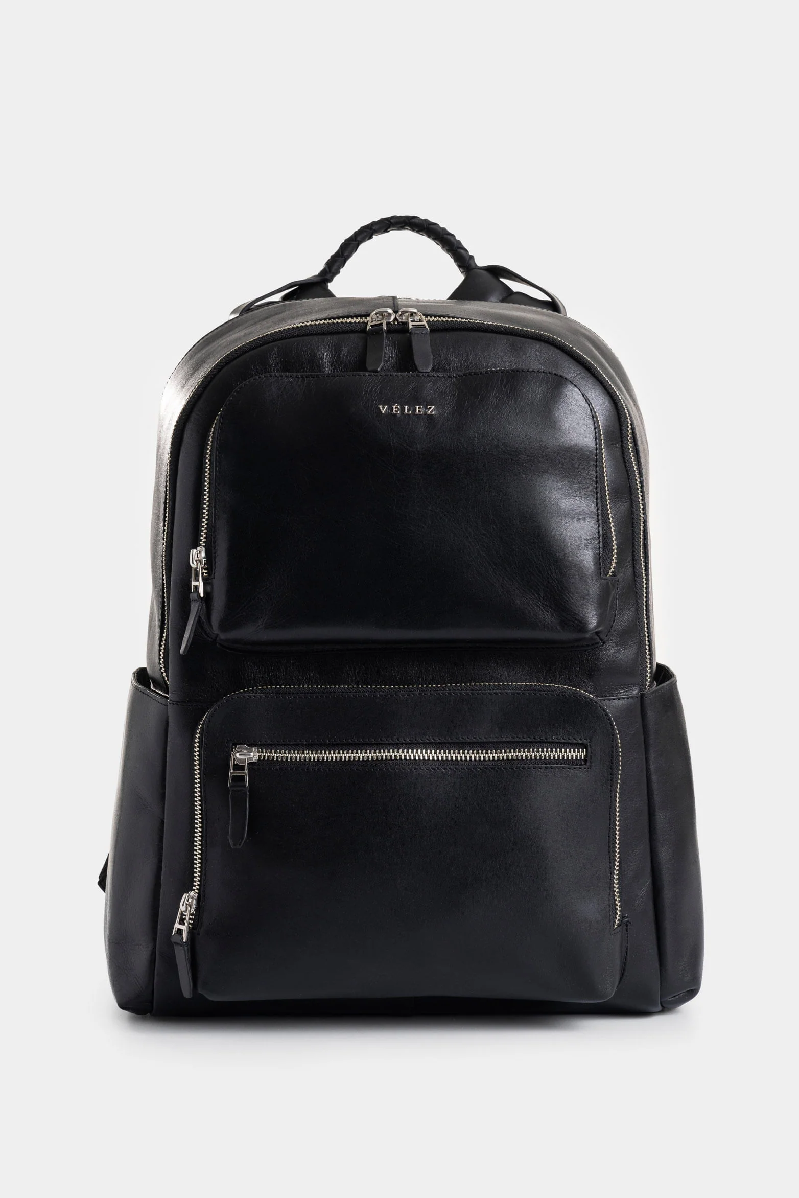 Monet Vintage Leather Drawstring Bag for Men