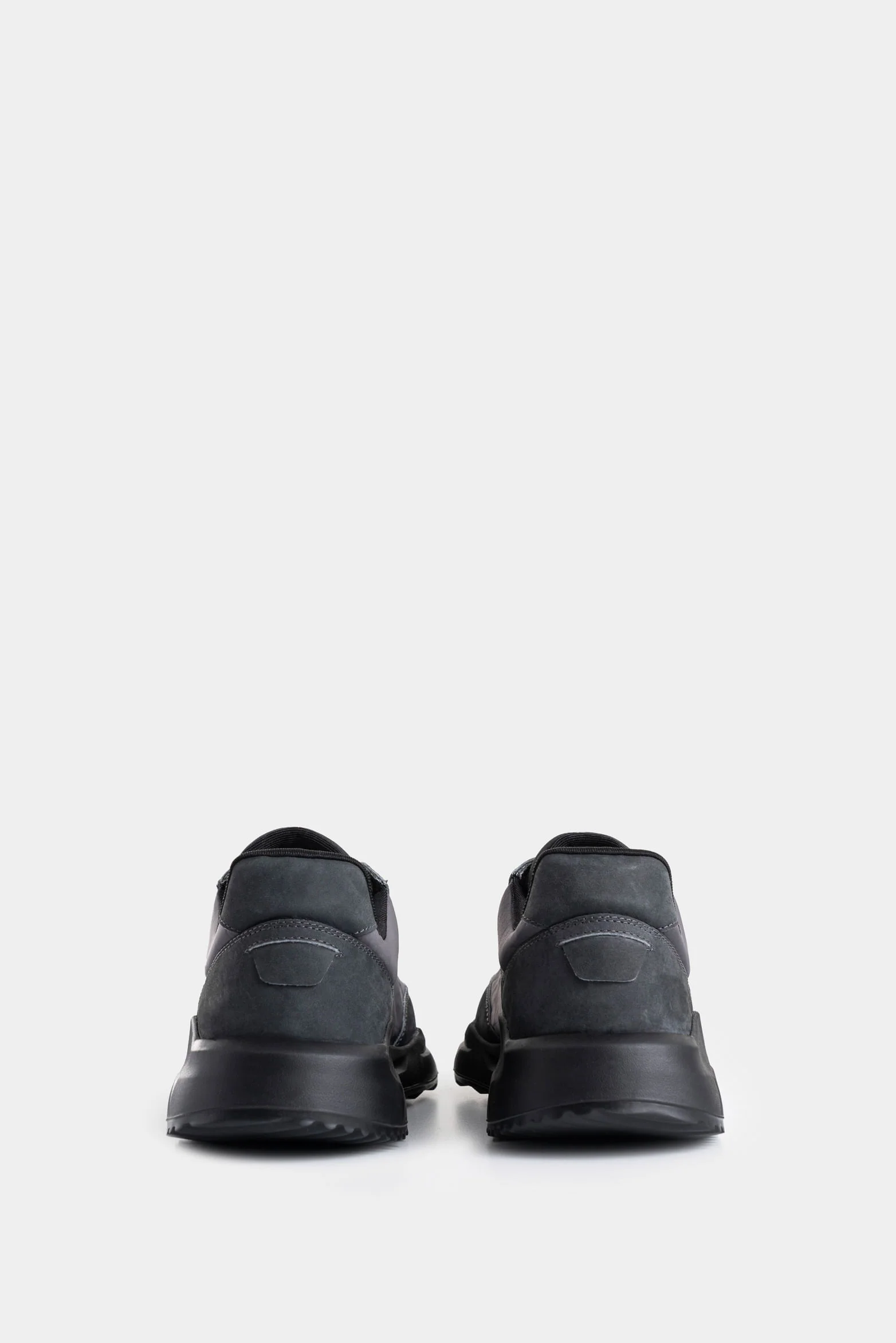 Monett Leather and Textile Sneakers for Men Aged Effect - Image 3