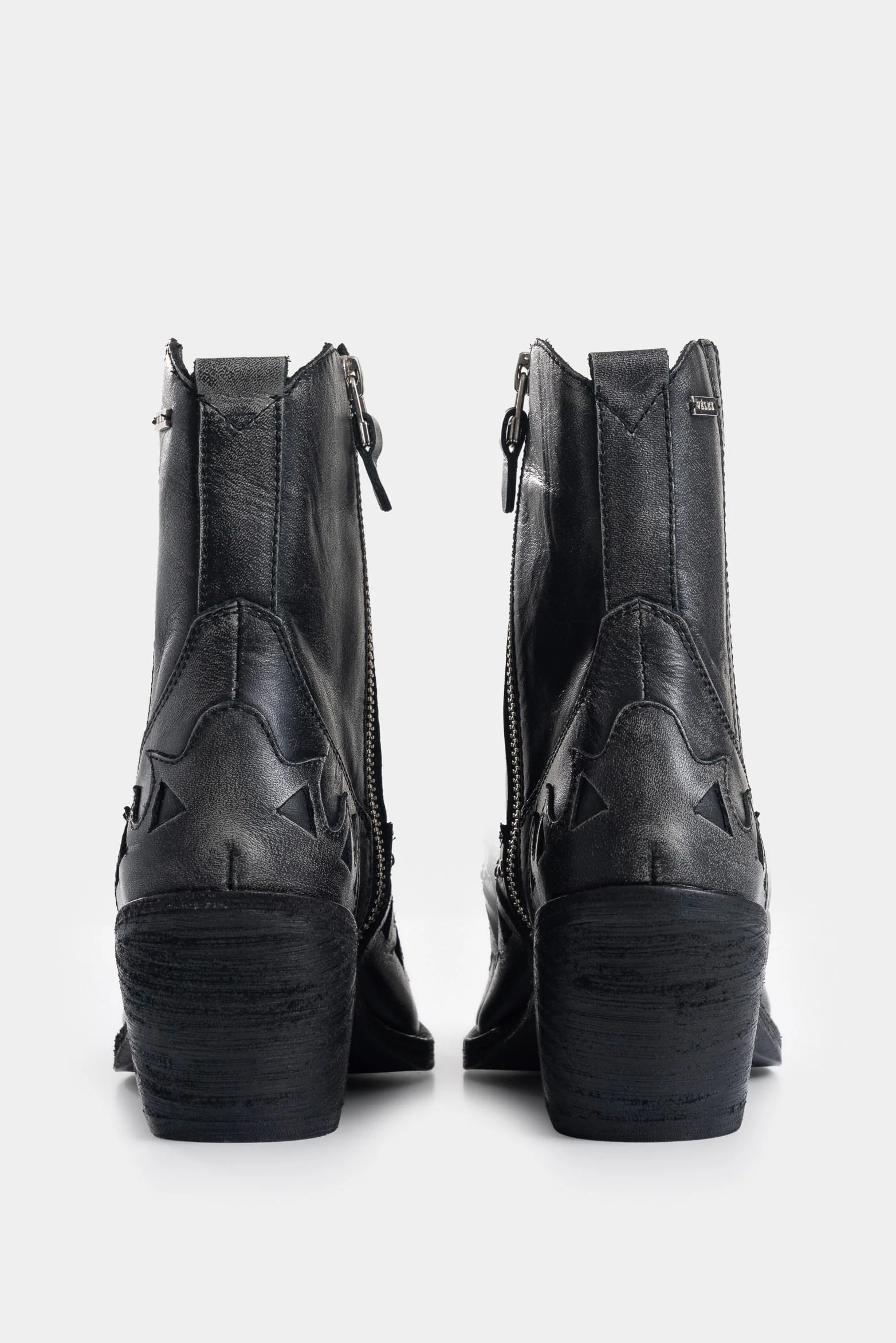 Namib Brush Off Leather Ankle Boots for Women with Studs - Image 3