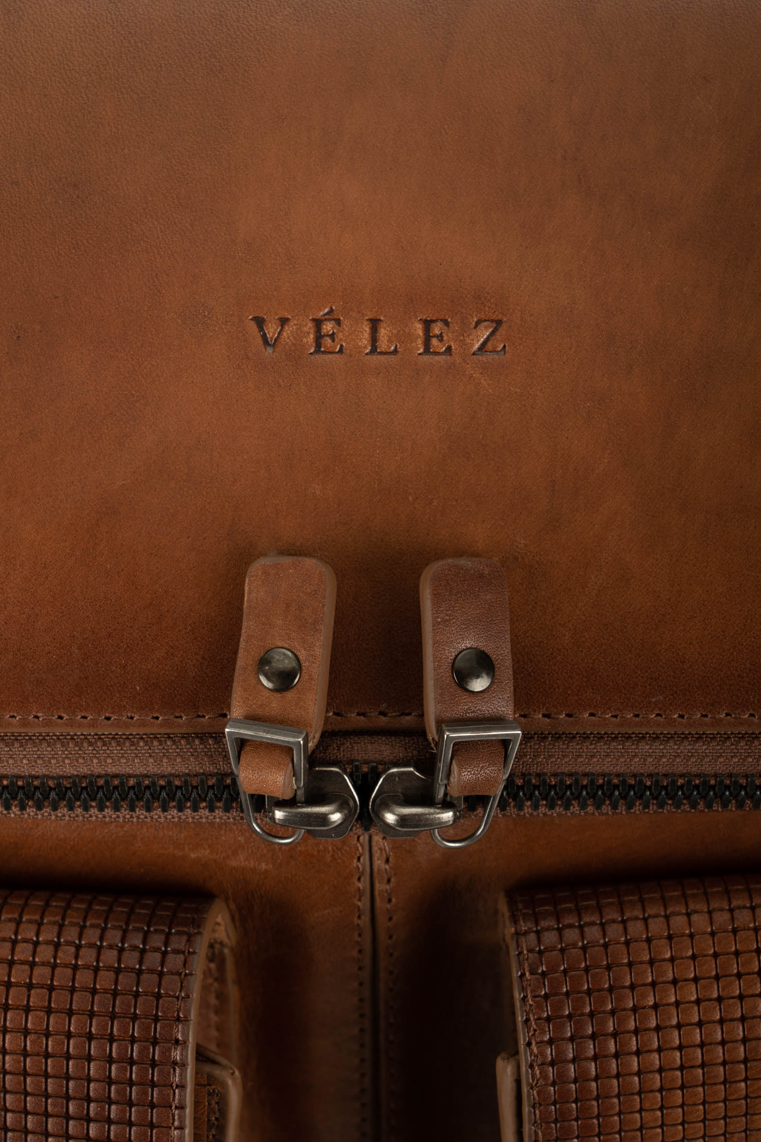 New Archeology Portable Leather Briefcase in Honey - Image 5