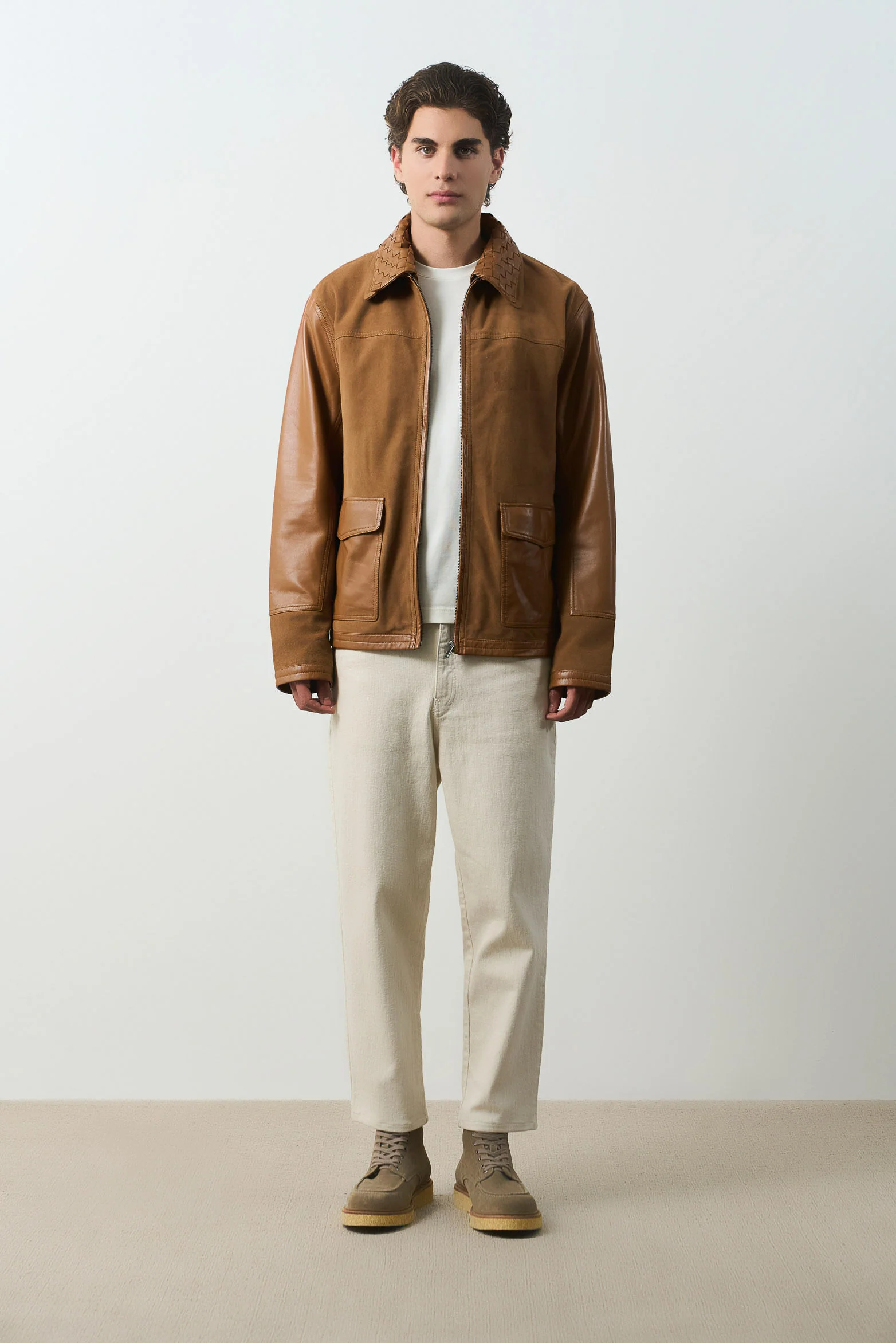 Nila 2 leather jacket for men - Image 7