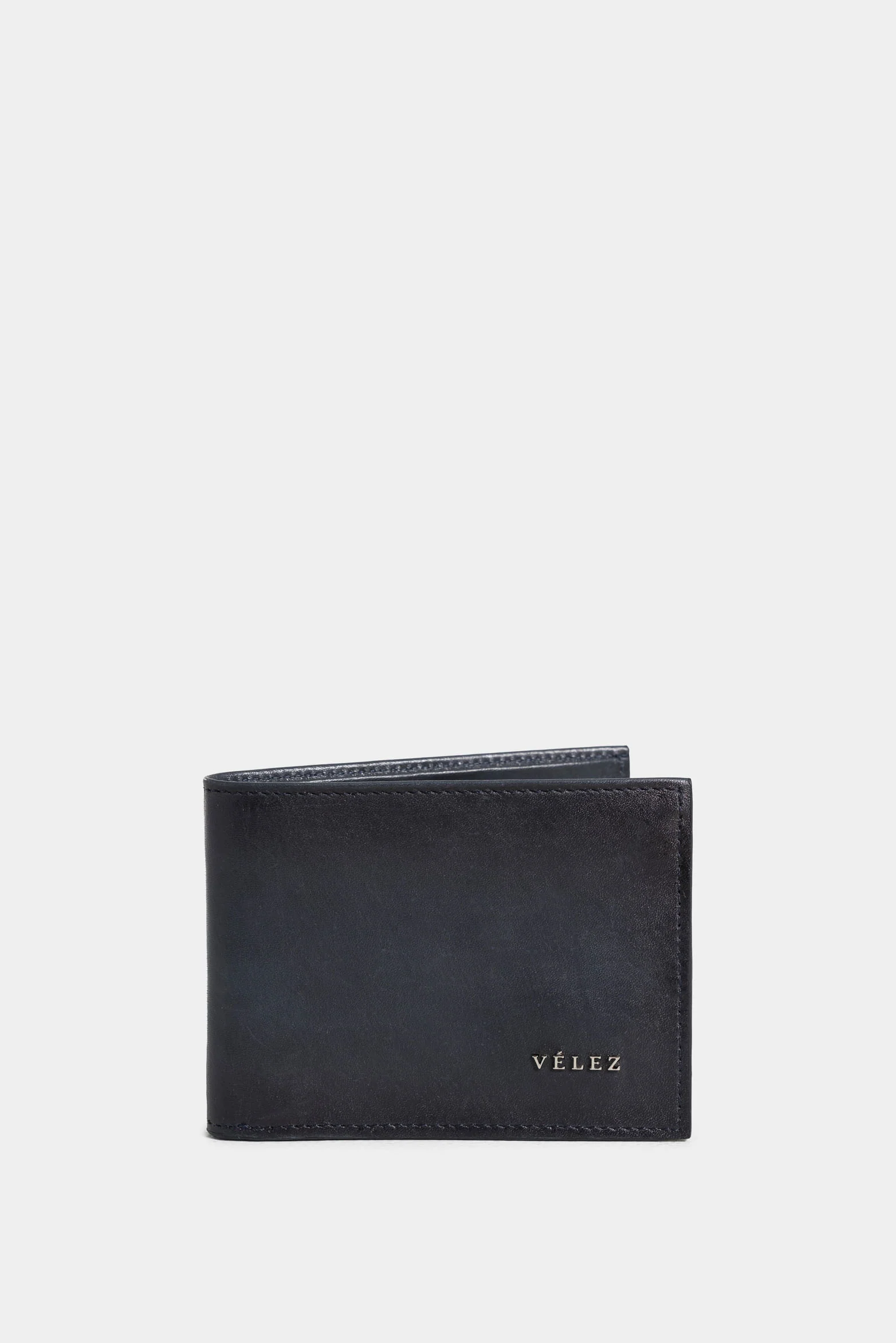 Ontario Leather Wallet for Men with Spaced Outline