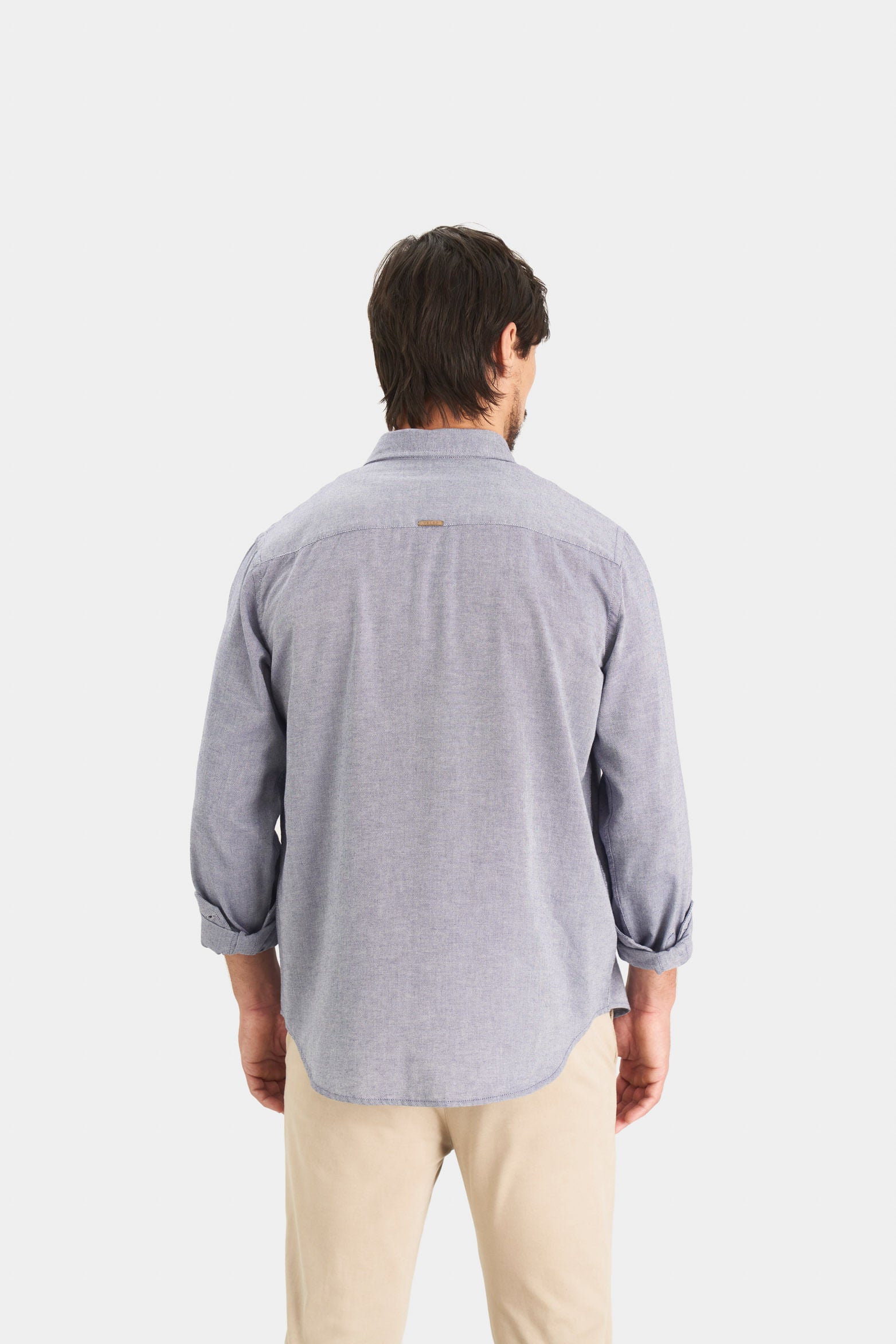 Oxford LongSleeve Shirt for Men SemiFitted - Image 5