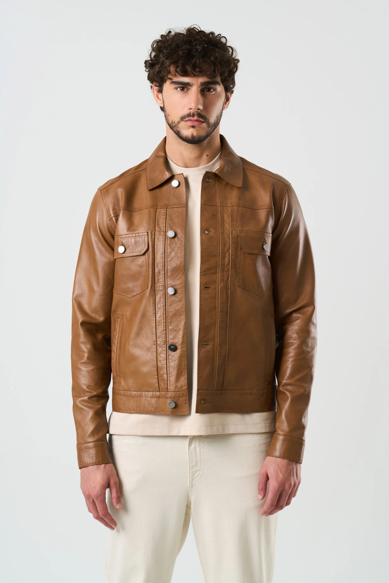 Paraná Classic Leather Trucker Jacket