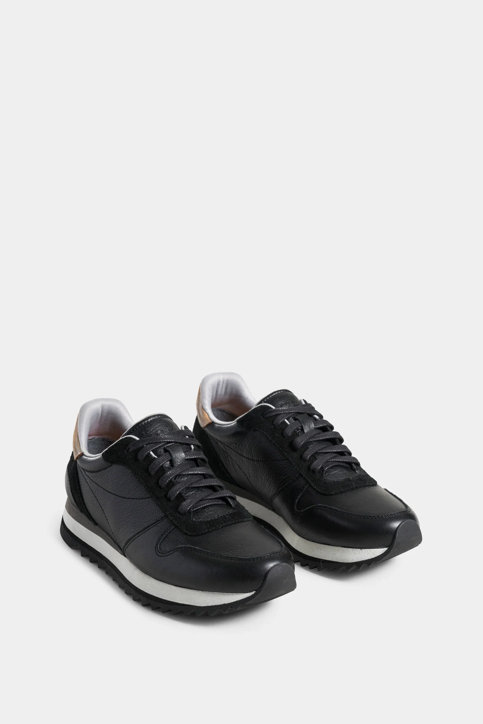 Plankton Leather Sneakers for Women with EVA Sole - Image 2