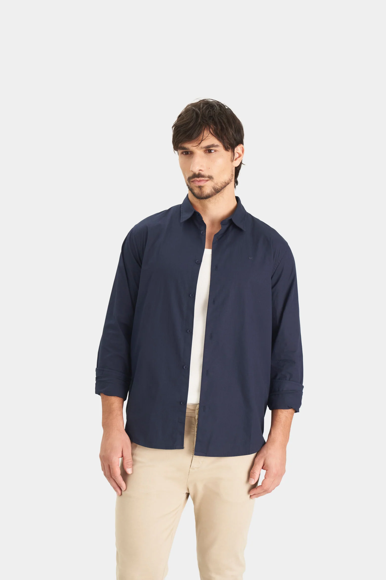 Poplin Shirt for Men SemiFitted