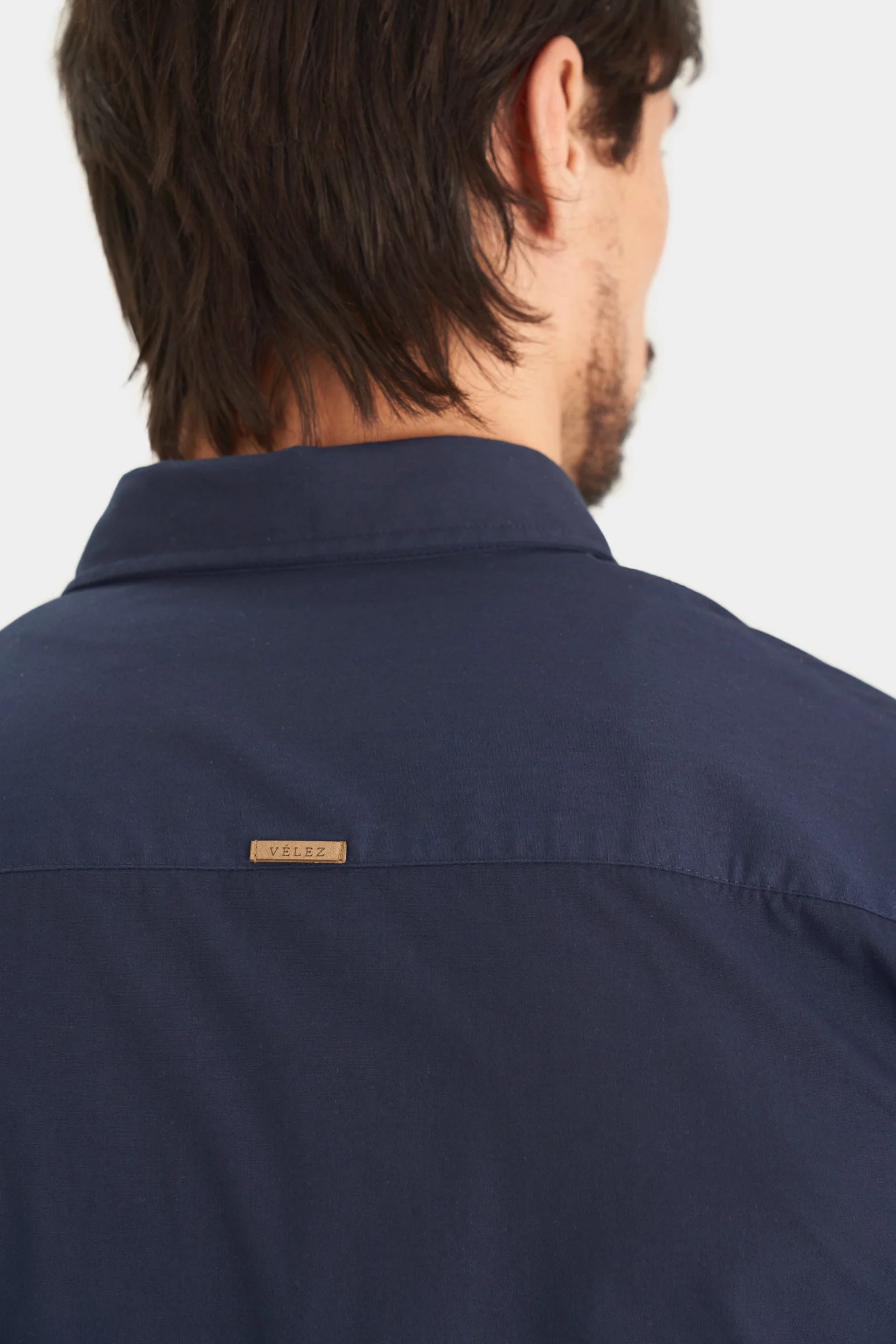 Poplin Shirt for Men SemiFitted - Image 4