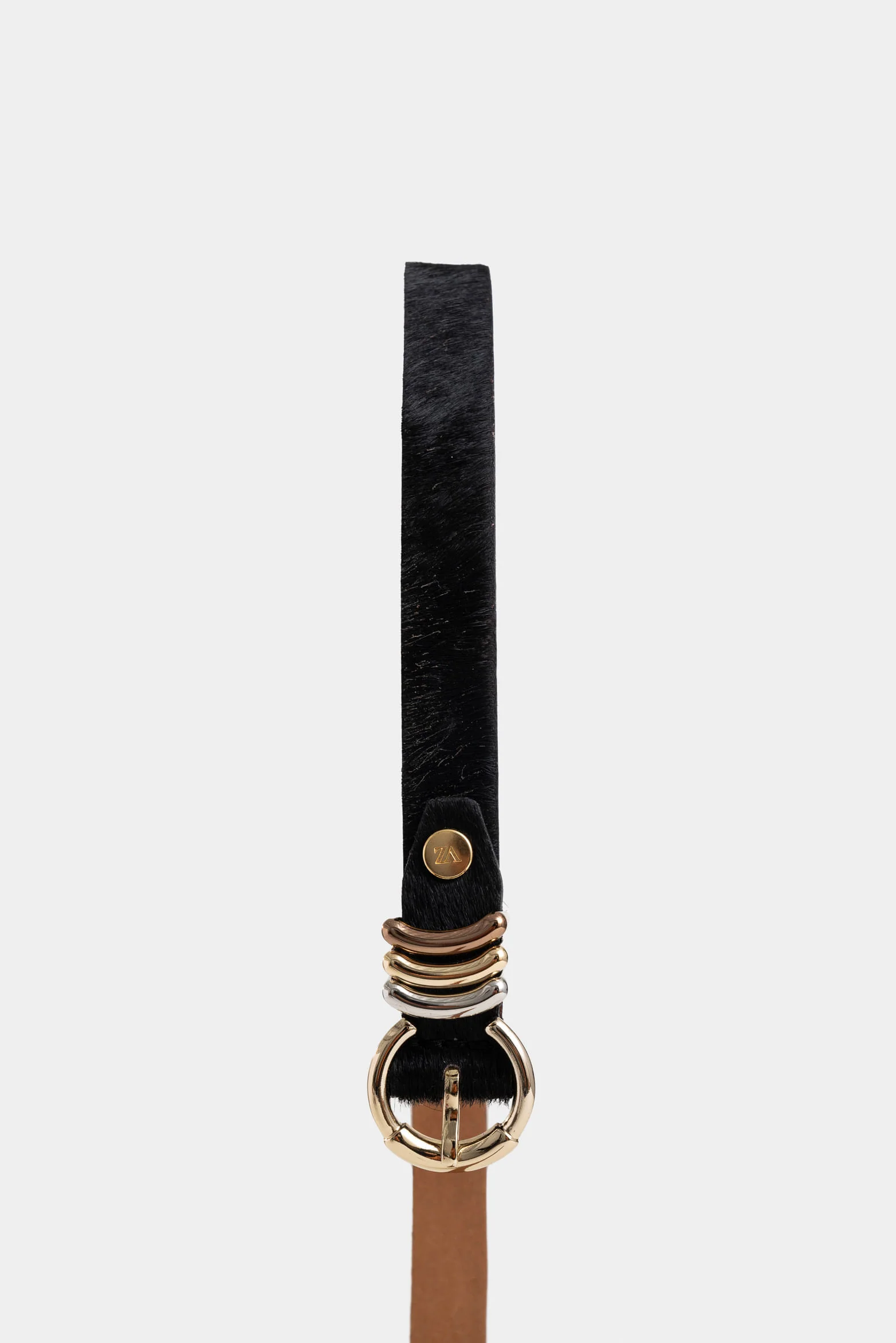 Regular Leather Belt for Women with Hexagonal Buckle - Image 2