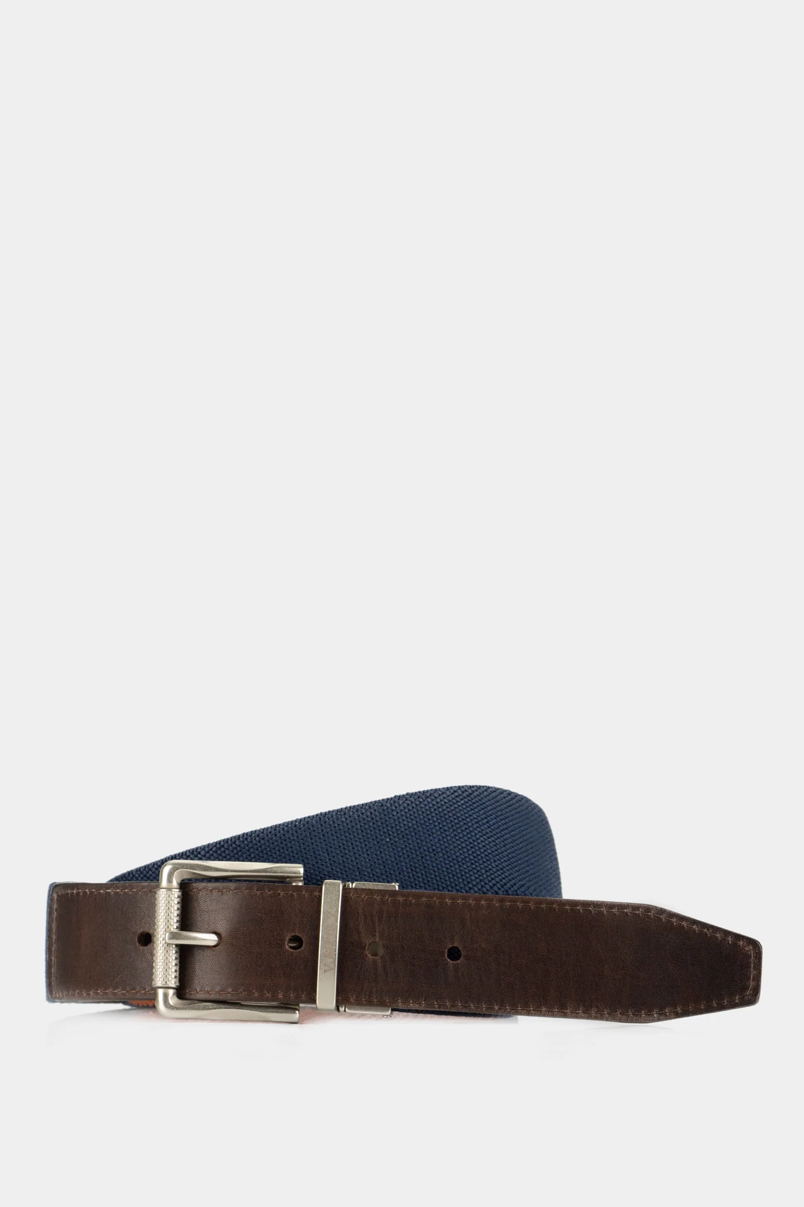 Reversible webbing belt for men
