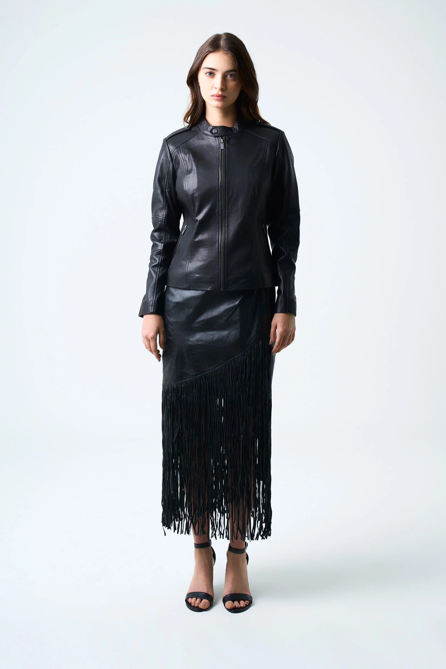 Rider Leather Jacket for Women  Slim Fit - Image 4