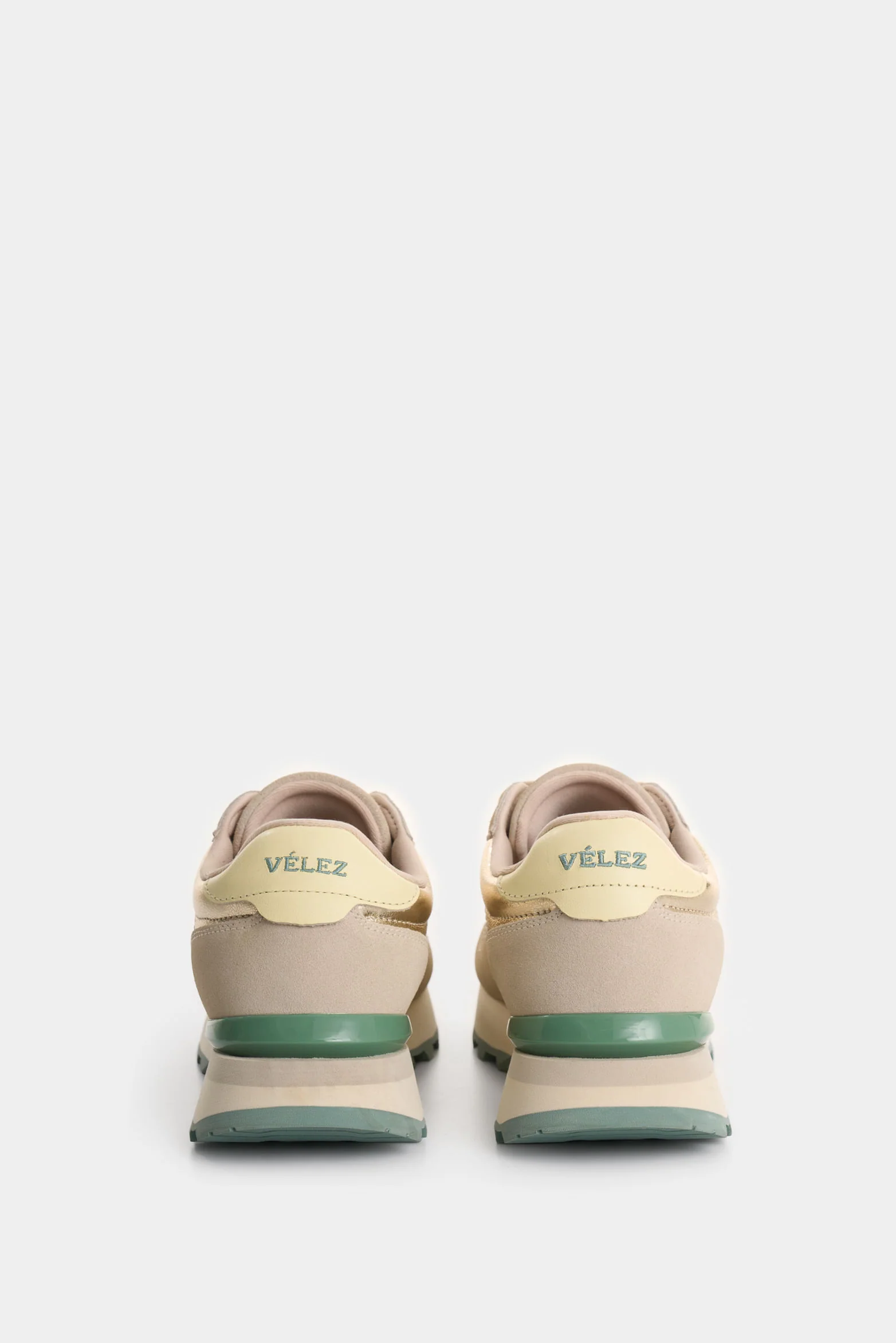 Sahara Leather Women's Sneakers with Foil Detail - Image 3