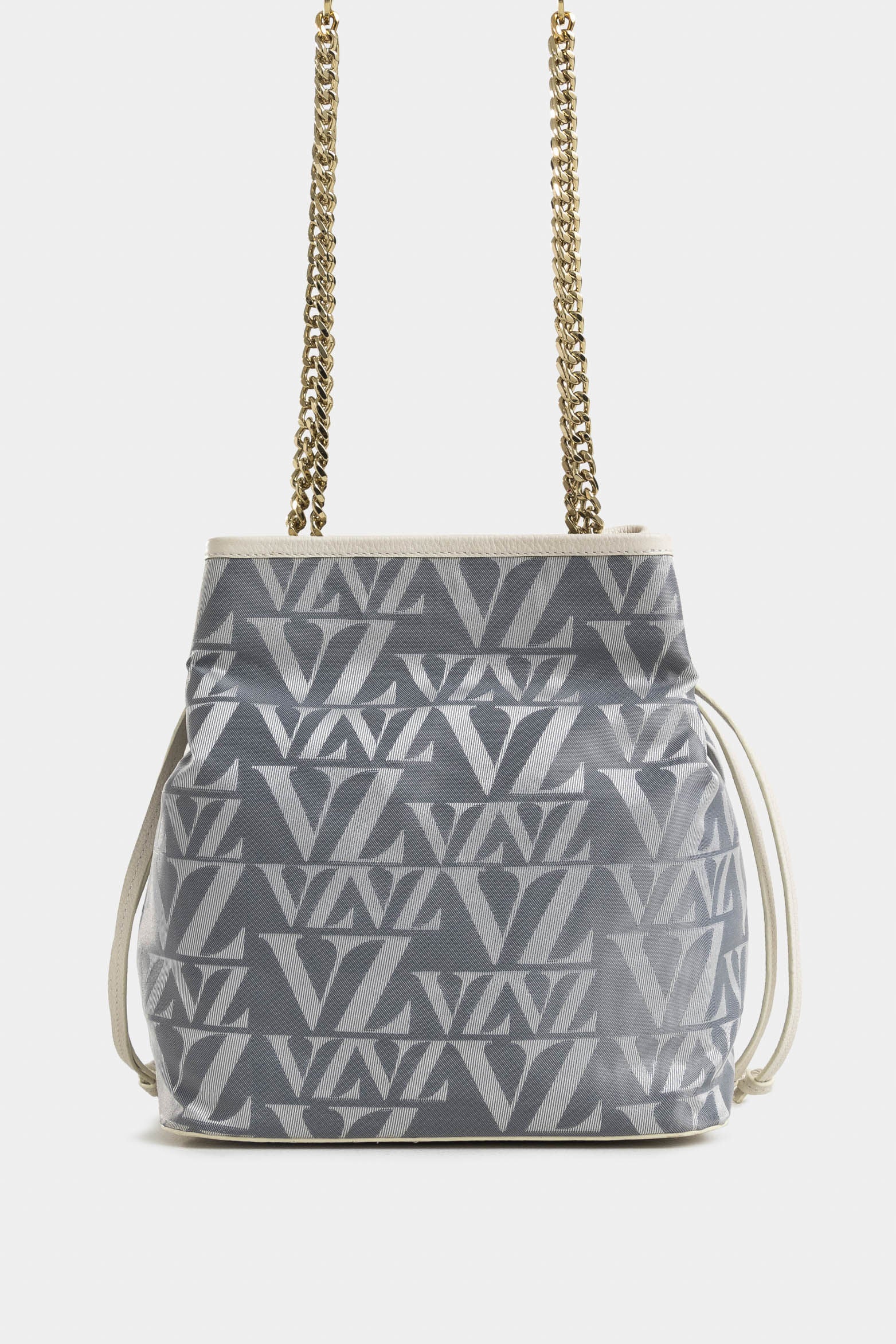 Sakai Leather and Canvas Monogram Shopping Bag for Women - Image 3