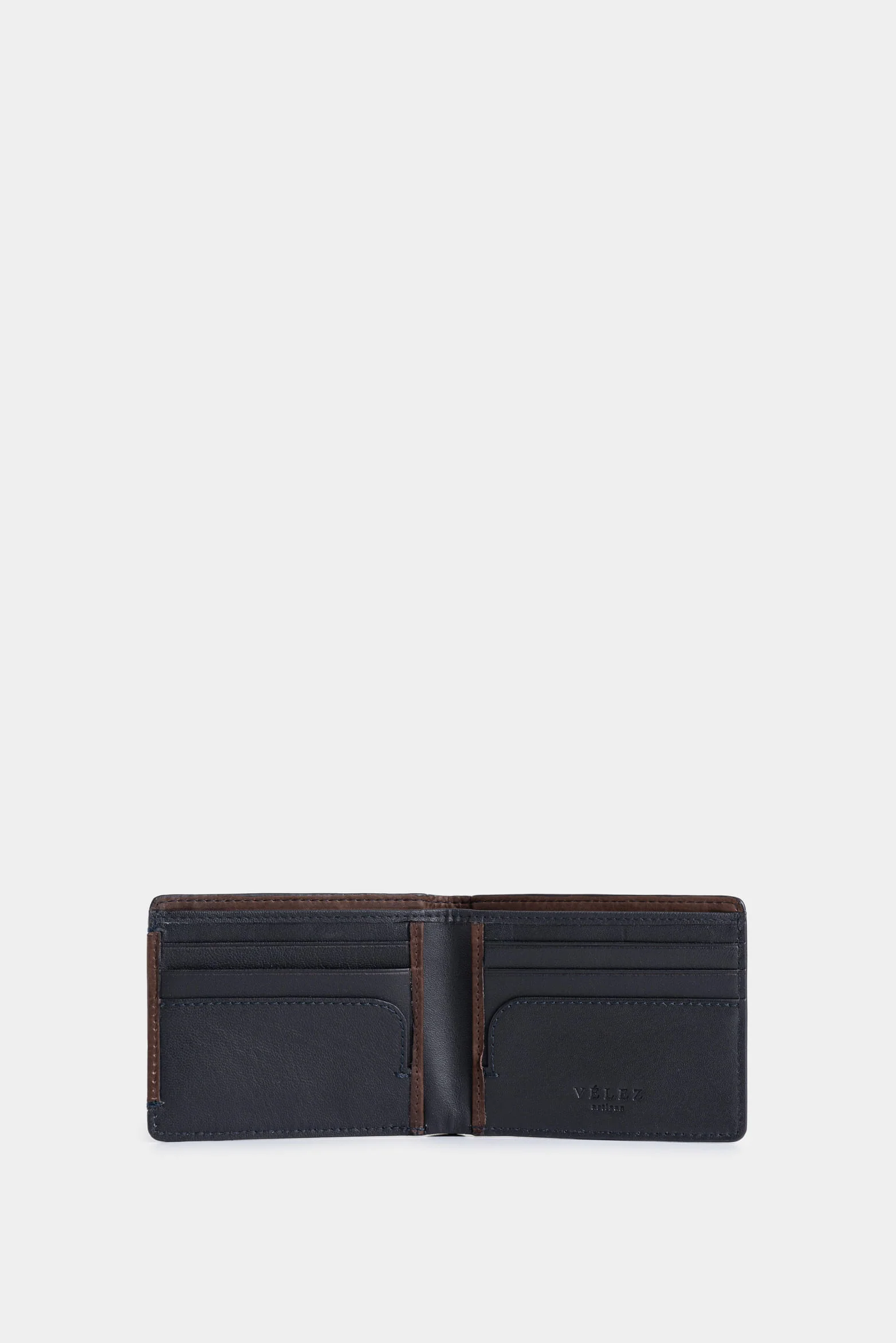 Slim Leather Wallet for Men, Monogram - Image 2