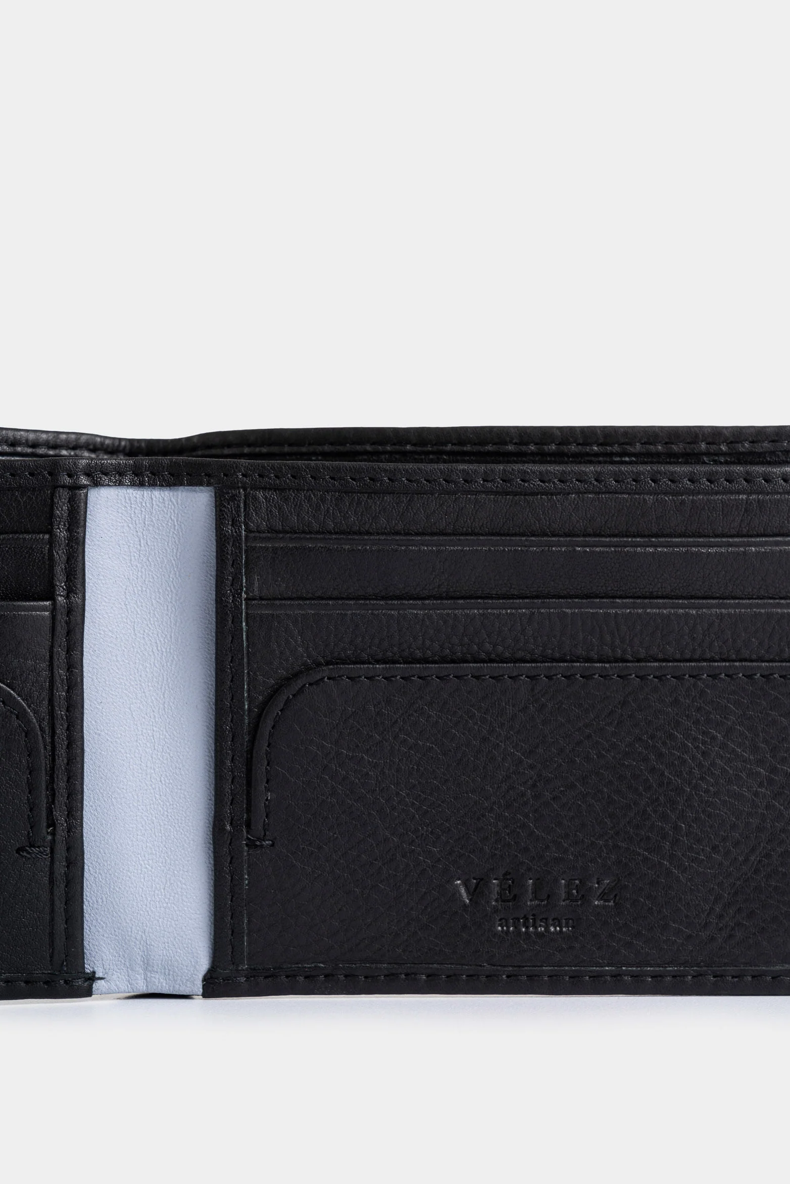 Slim Leather Wallet for Men, Monogram - Image 5
