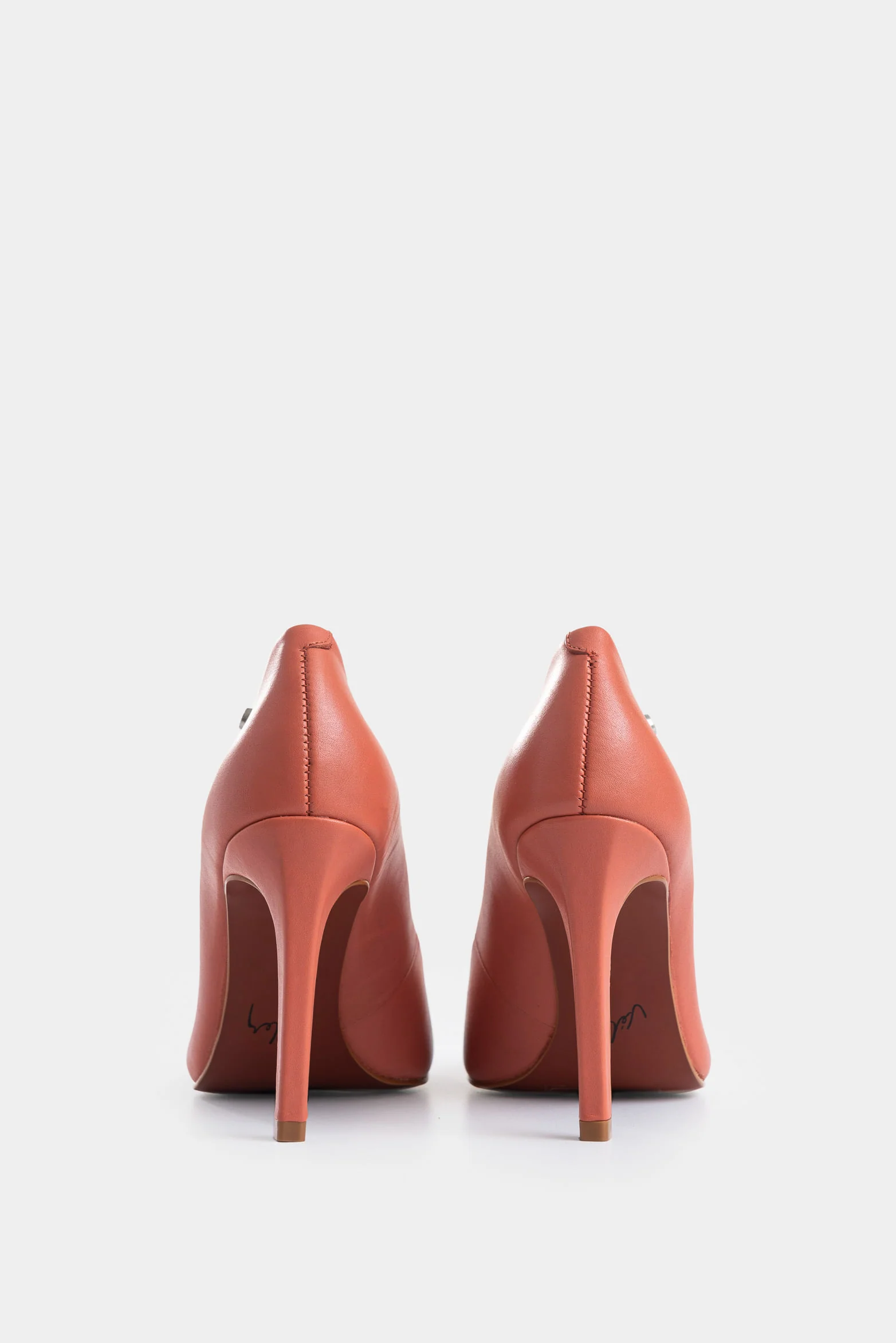 Smooth Leather Closed Toe Heels - Image 3