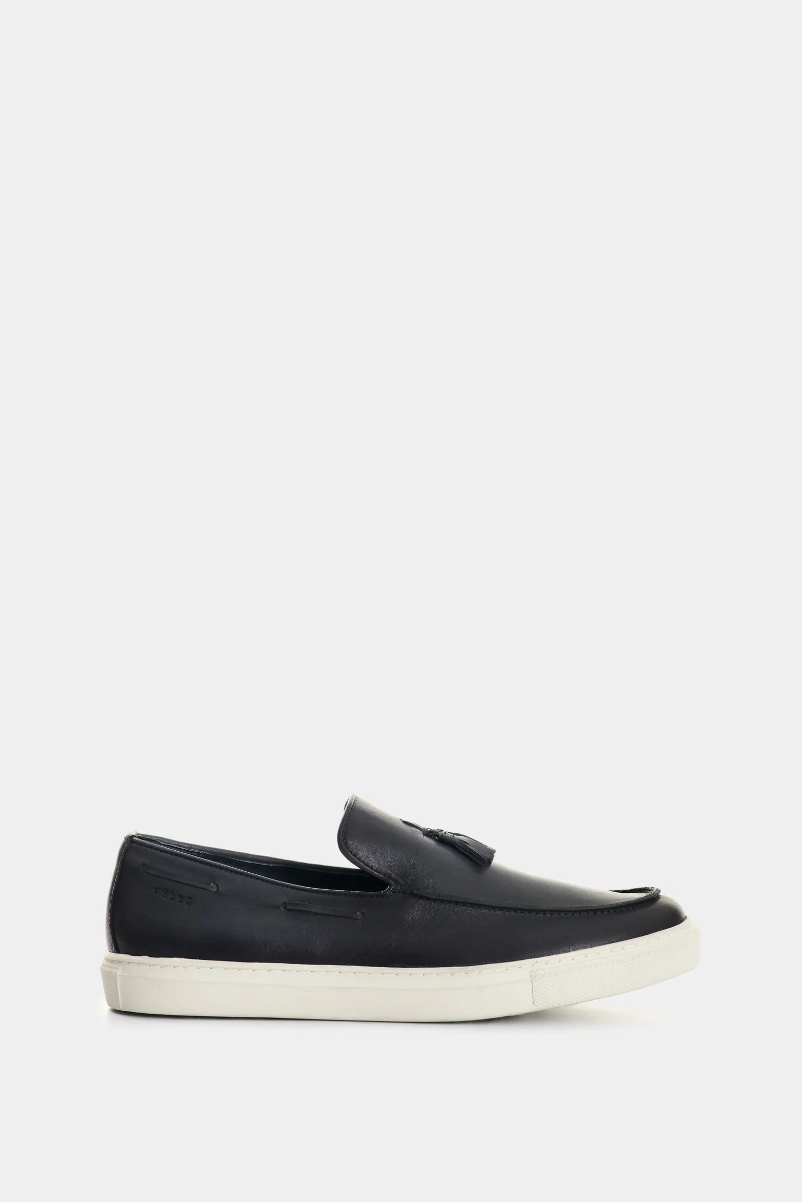 Solan Men's Leather Loafers in a Distressed Finish