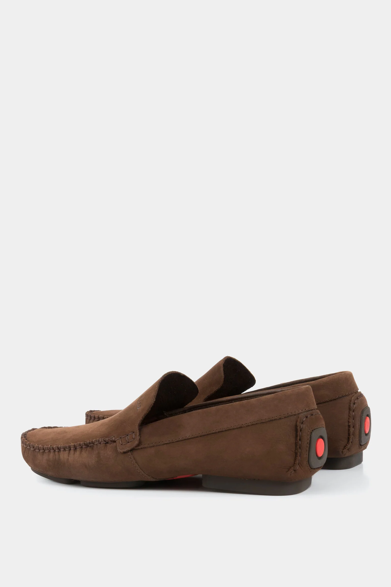 Sport Leather Driver Loafers in Brown - Image 3