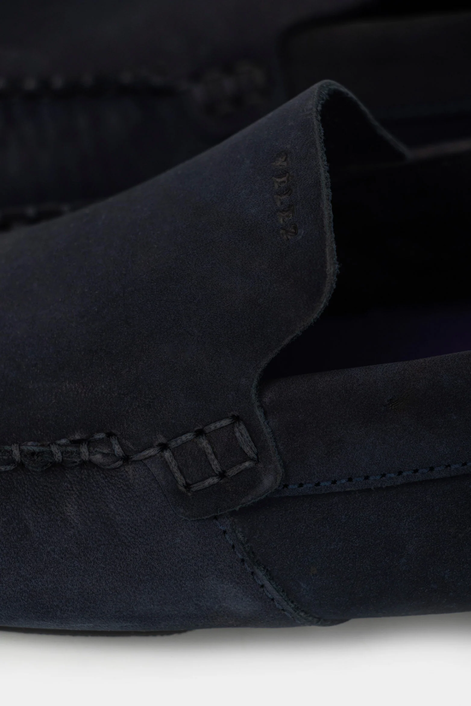 Sport Leather Driver Loafers in Dark Blue - Image 5