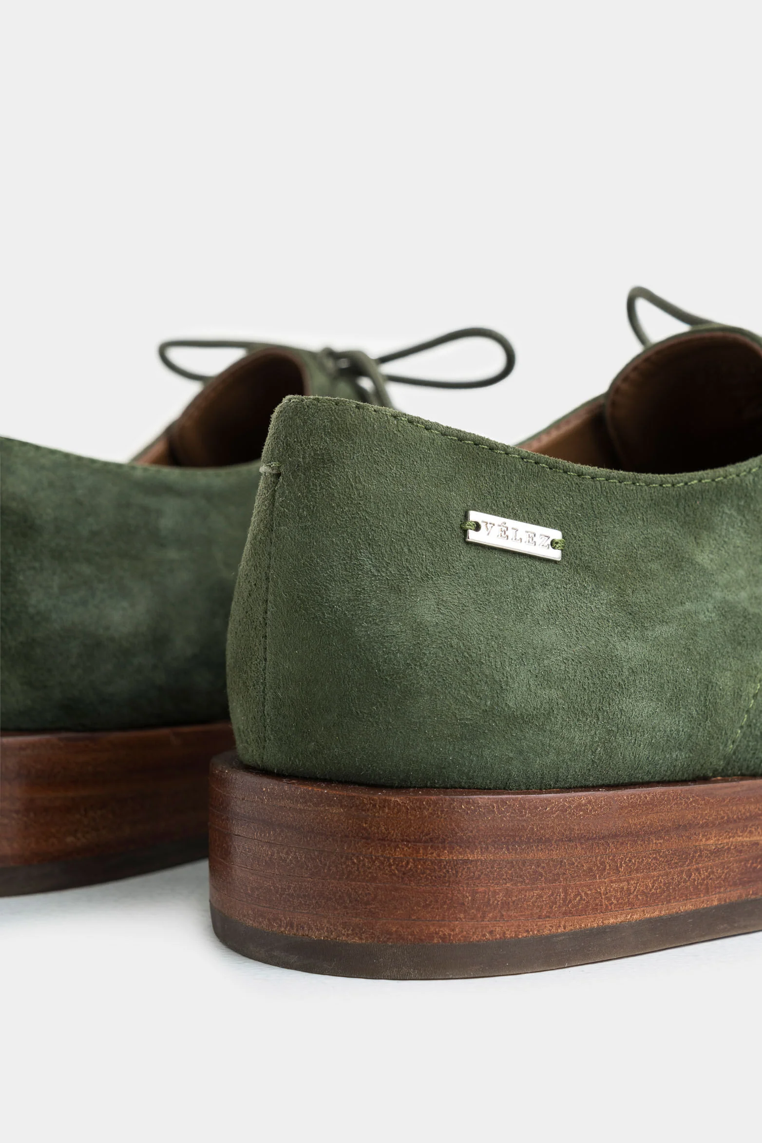 Suede Lace-up Oxford Shoes for Women - Oxford Silhouette - Image 5