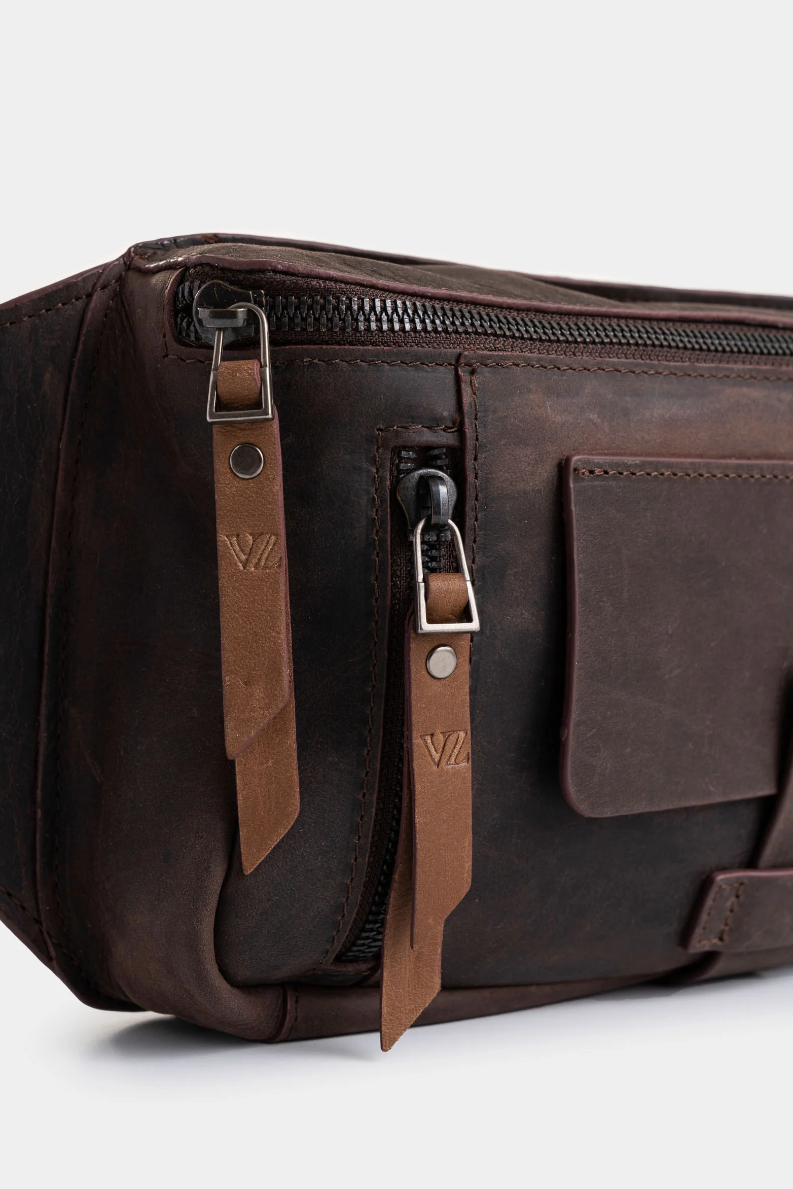 Tacubade casual vintage leather belt bag - Image 4