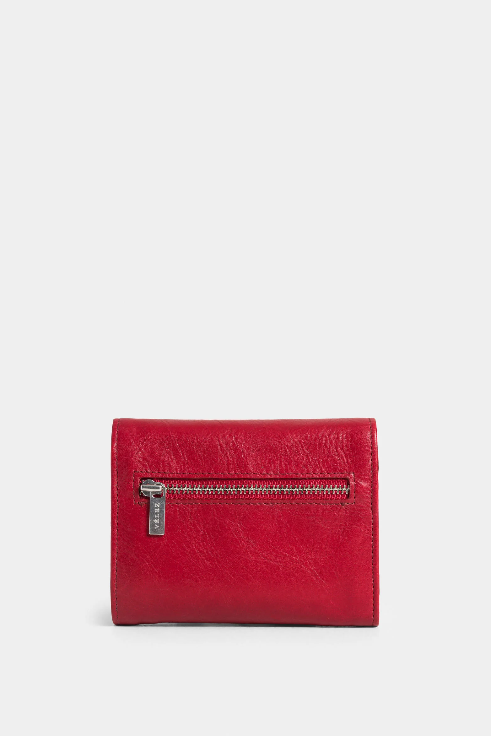 Taupe Leather Wallet for Women with Bee Marking - Image 3