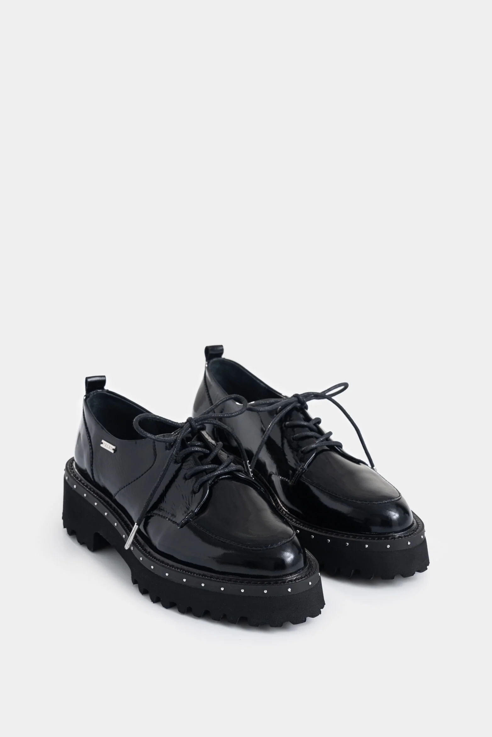 Thalia Corded Leather Shoes for Women with Chunky Silhouette - Image 2