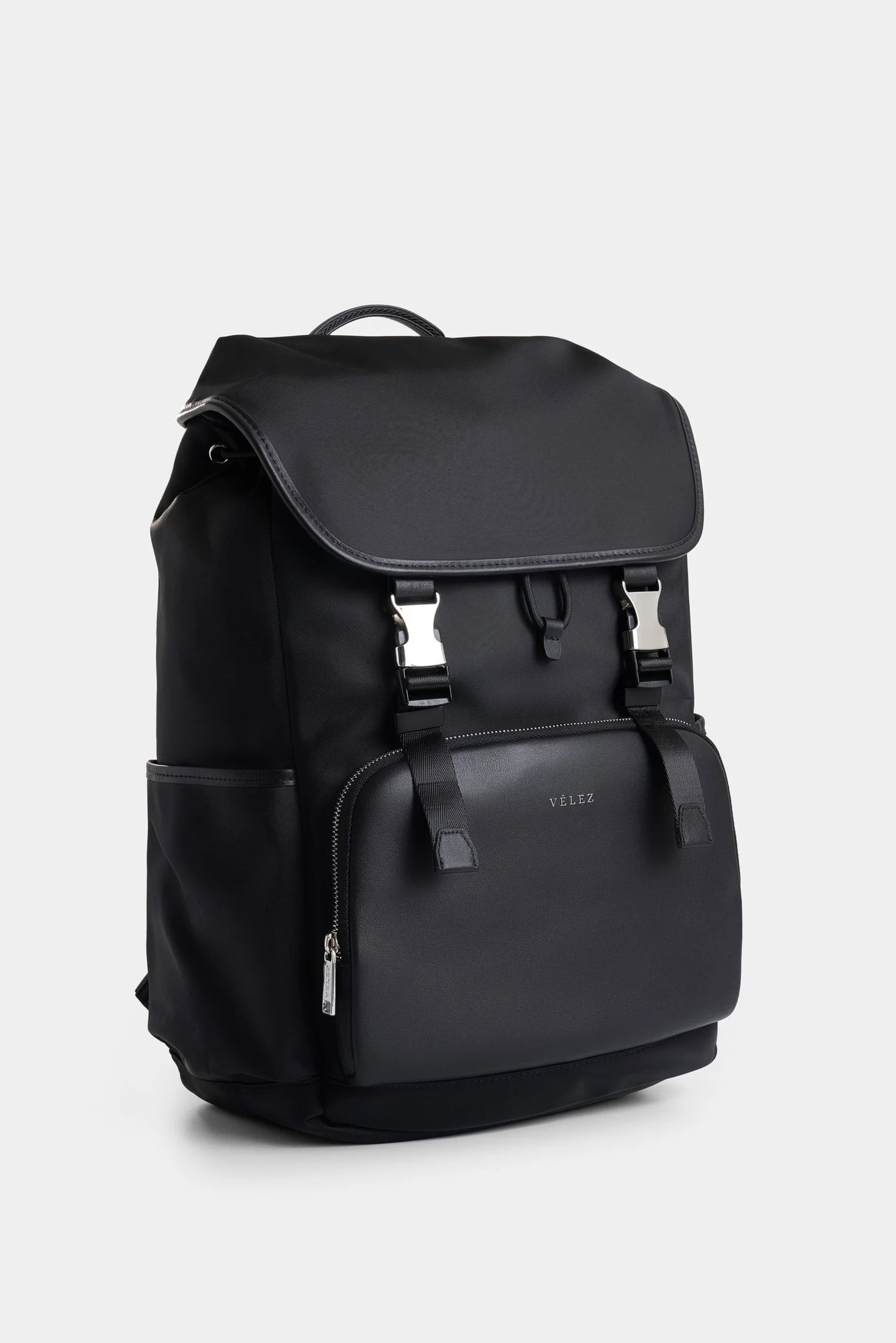 Torino Leather and Textile Backpack for Men with Timeless Design - Image 2