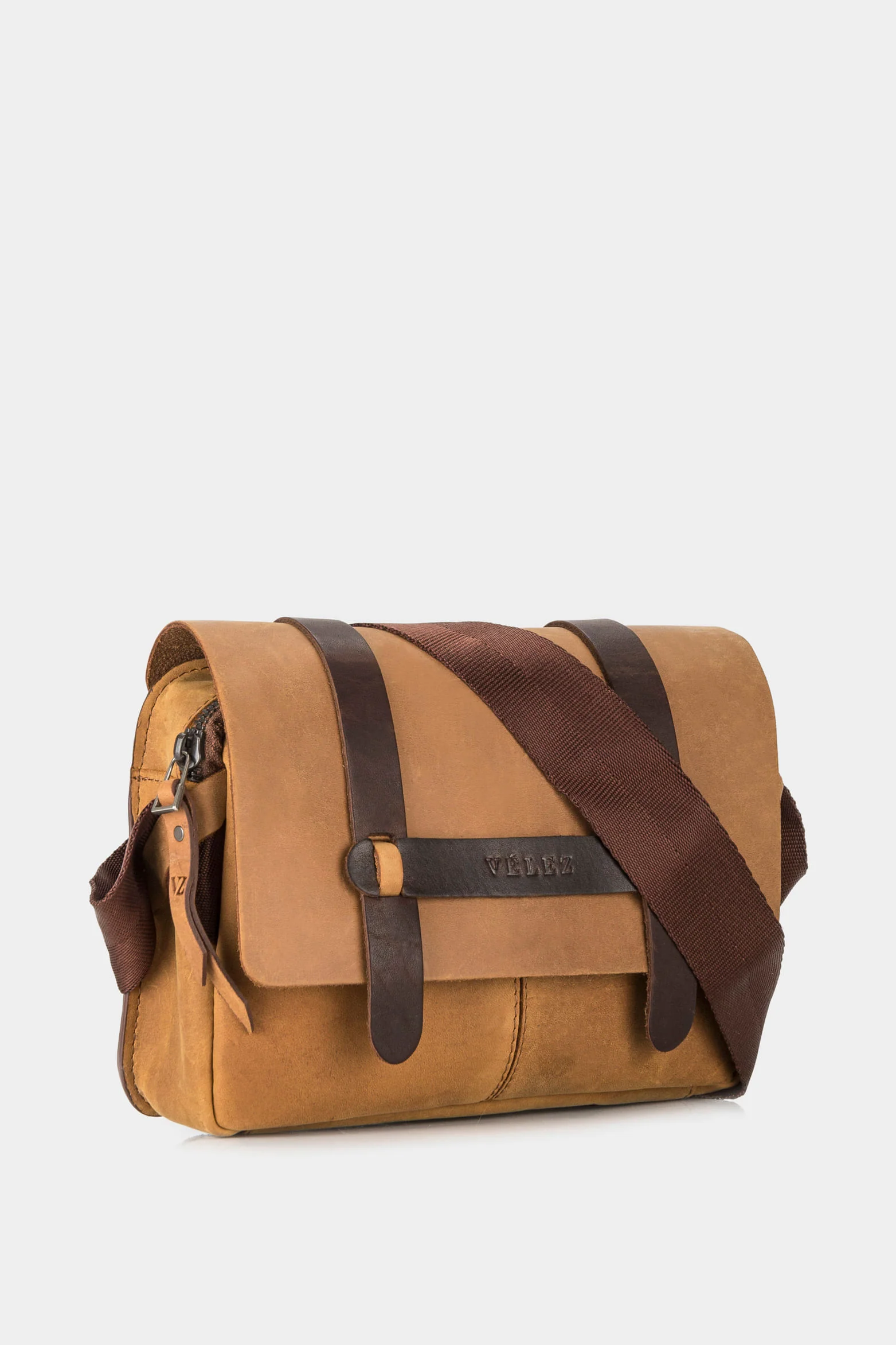 Vintage honey leather casual bumbag - Image 3