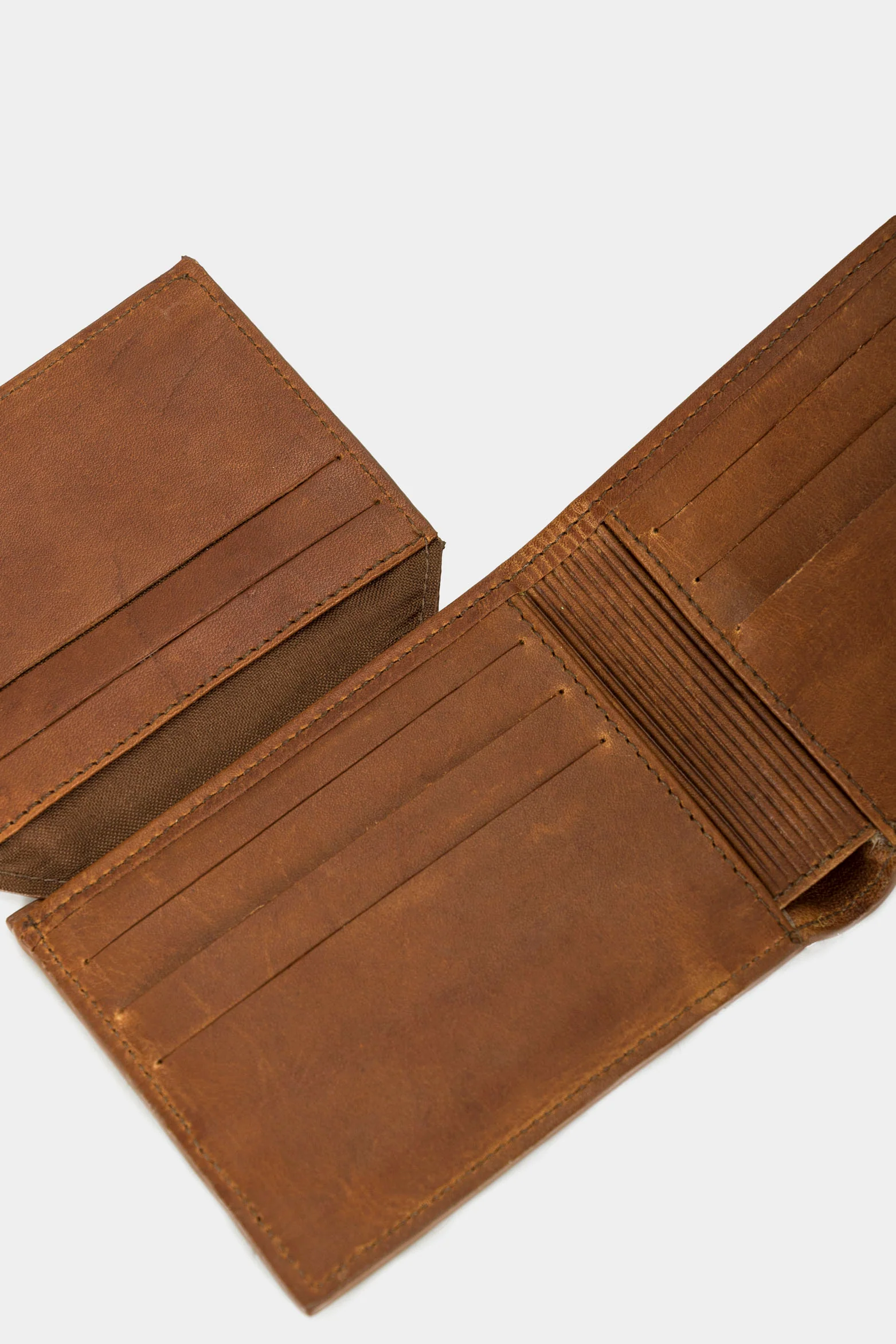 Vintage Leather Wallet and Keychain Kit - Image 6