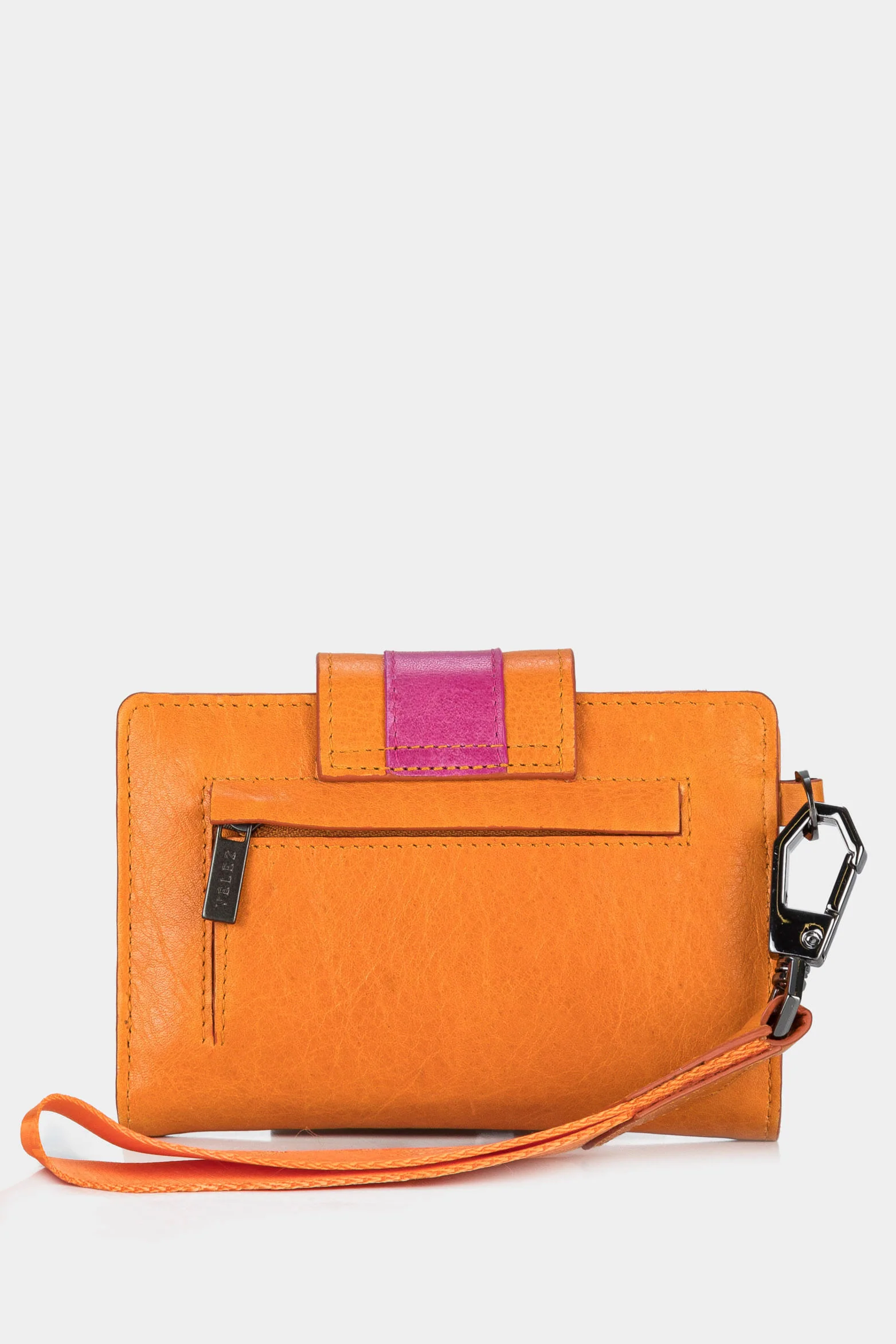 Women’s Alarcón Leather Wallet with Contrasting Color Accents - Image 3