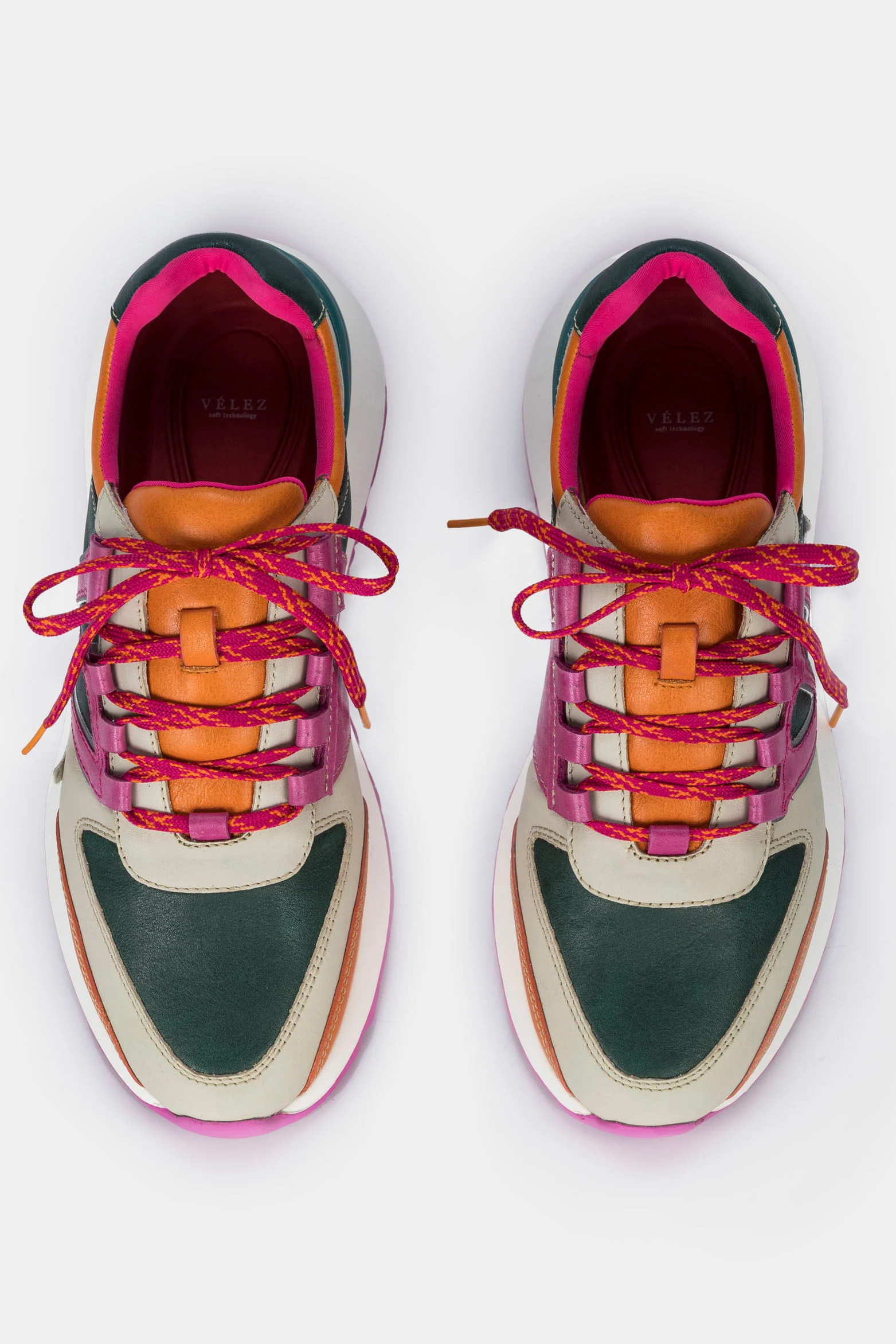 Women’s Australia Sneakers in Smooth Leather with Reflective Details - Image 7