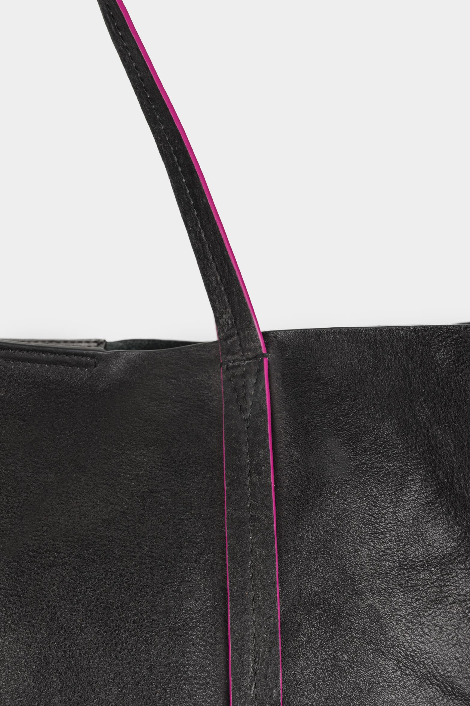 Women’s Belmira Leather Shopper Handbags with Contrast Dyes - Image 4