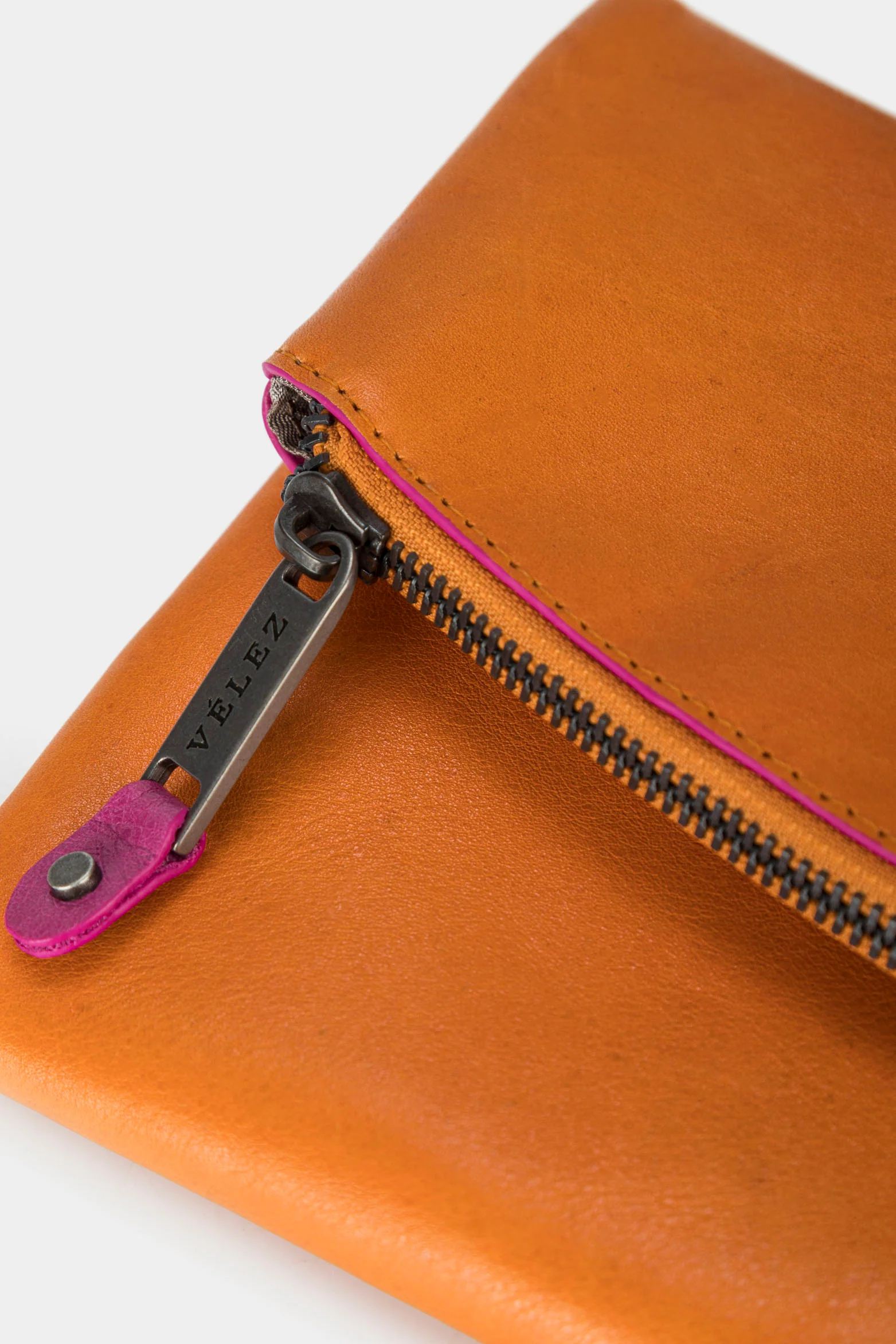 Women’s Borneo Cosmetic Pouch in Yellow Leather - Image 5