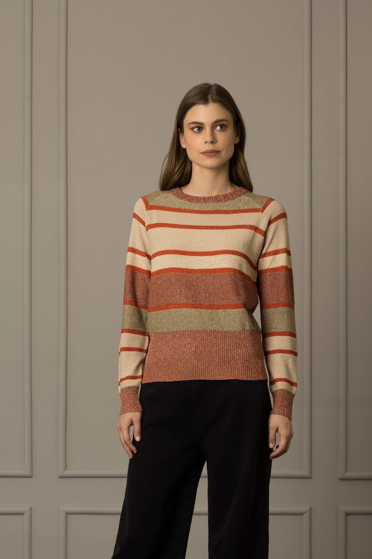 Women’s Colorblock Knit Sweater - Image 2