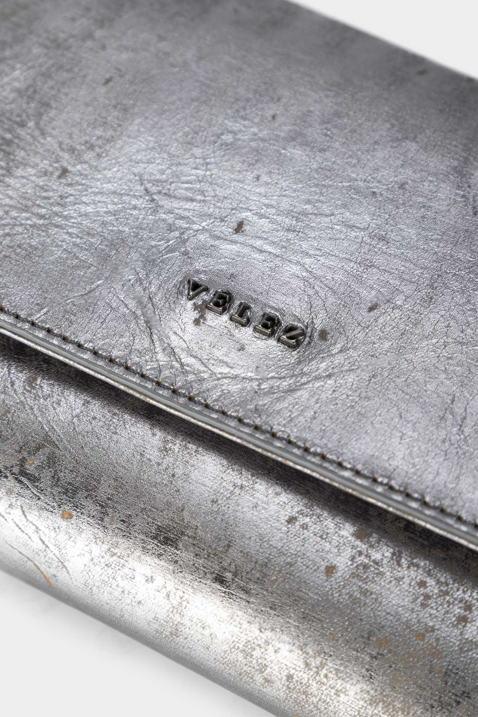 Women’s Colors Long Wallet in Leather with Handcrafted Effect - Image 4